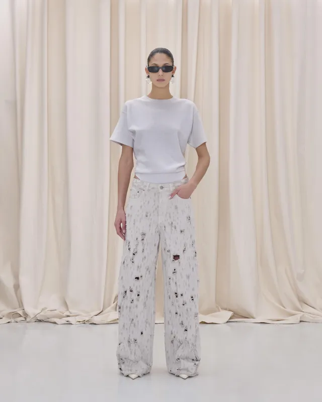 BETHANY BULL DESTROY DENIM  // WIND GREY made by Haikure