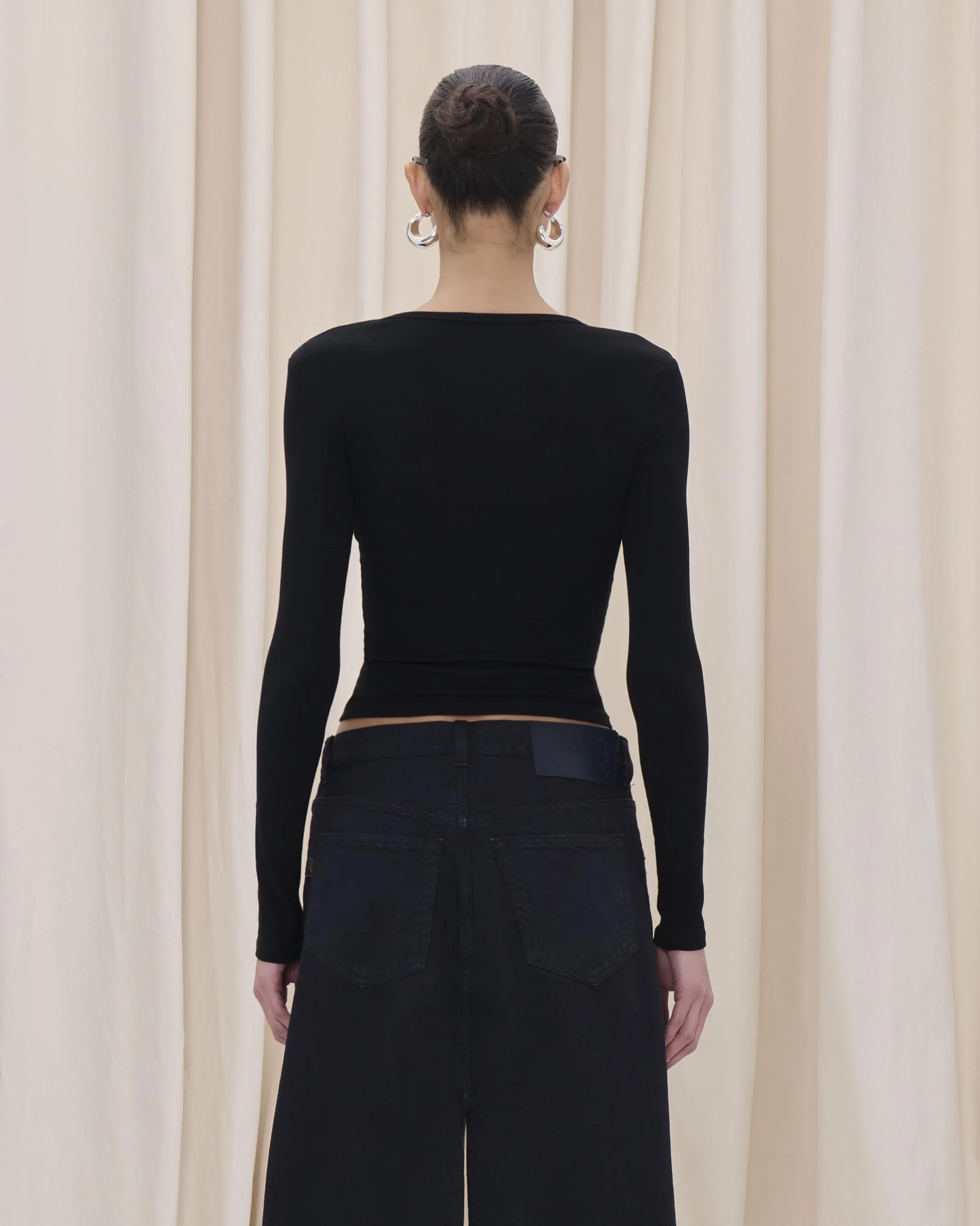 GANA BULL SKIRT // CARBON sold by Haikure product image thumbnail 5