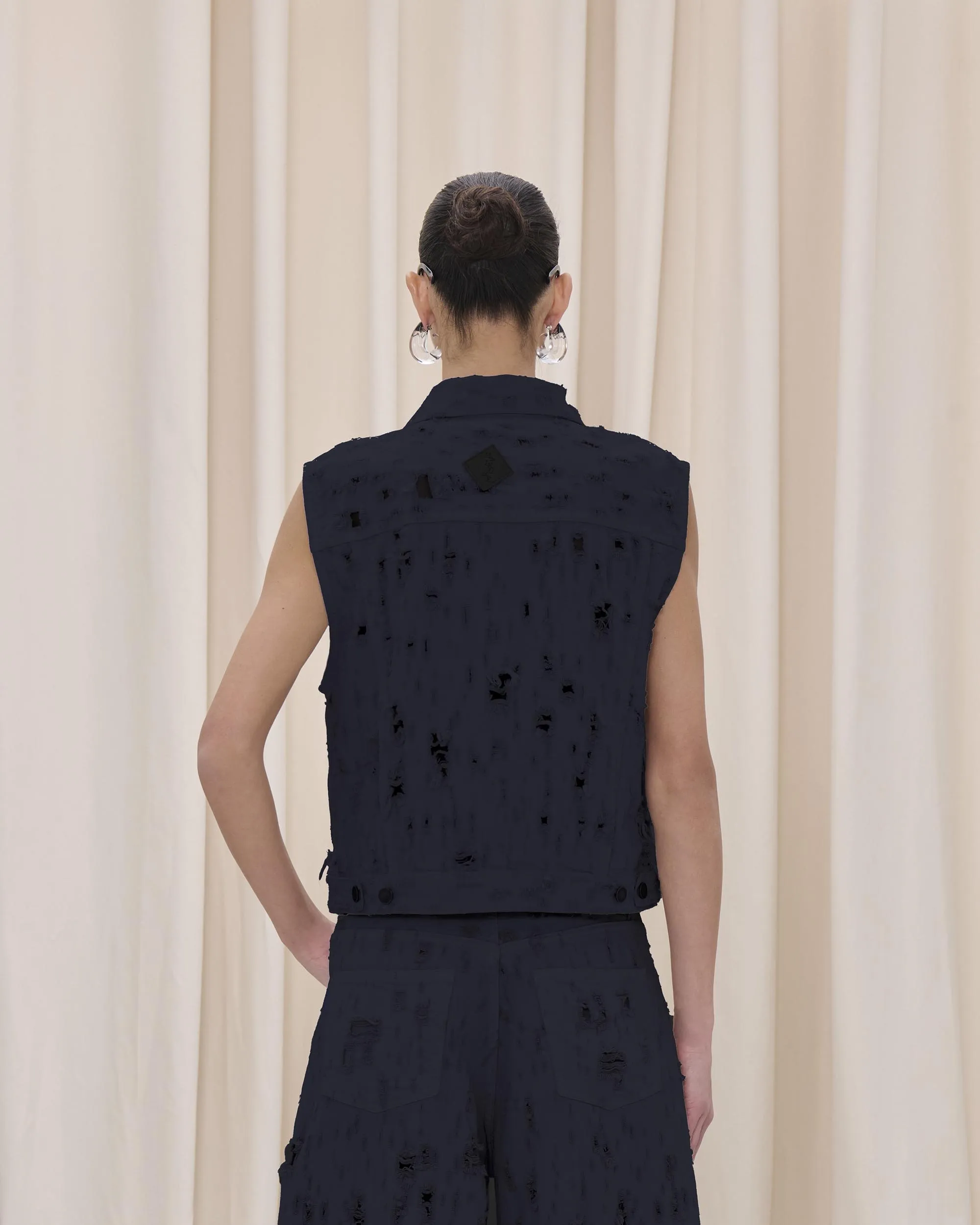 RYDER GILET BULL DESTROY // CARBON sold by Haikure product image thumbnail 5