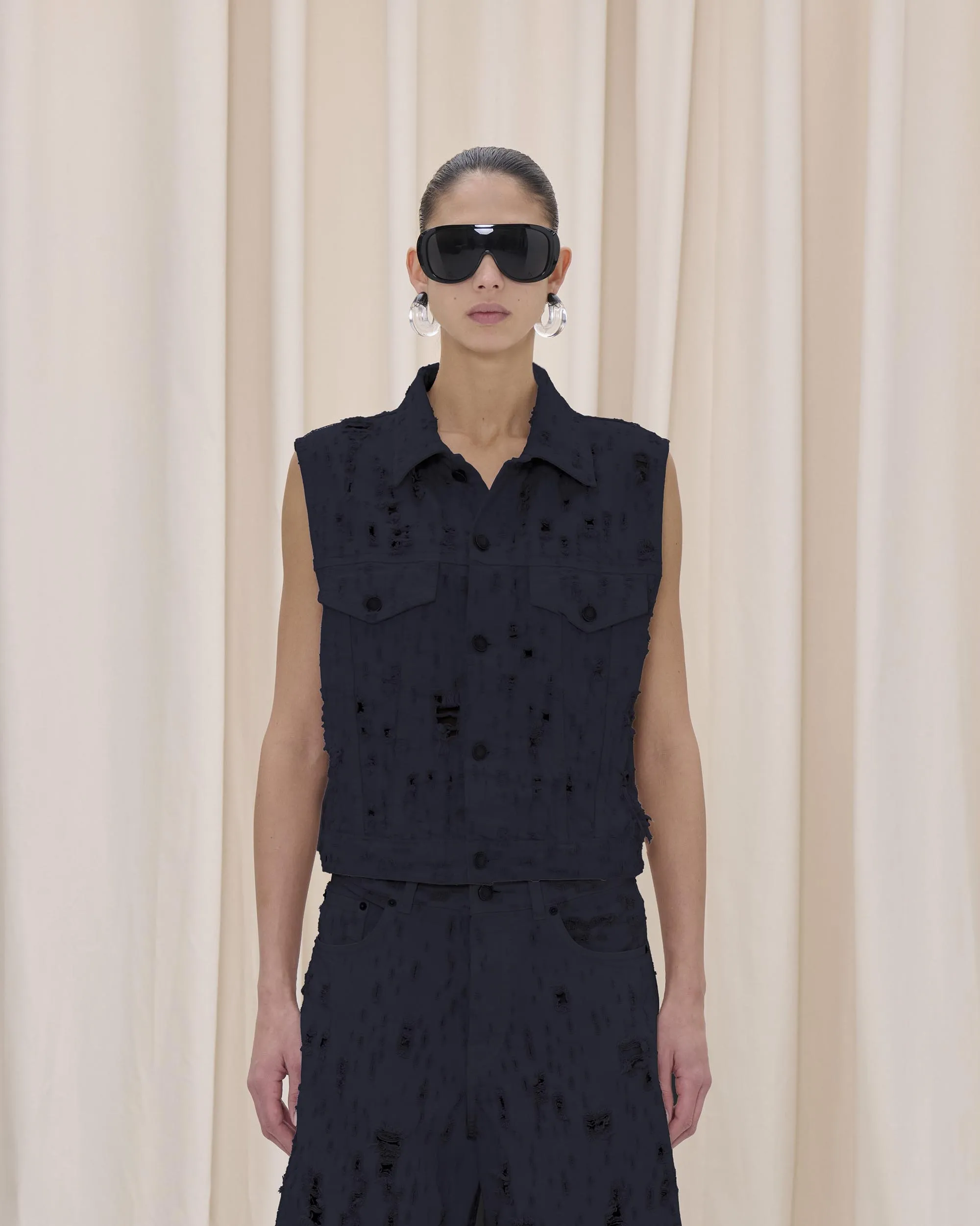 RYDER GILET BULL DESTROY // CARBON sold by Haikure product image thumbnail 3