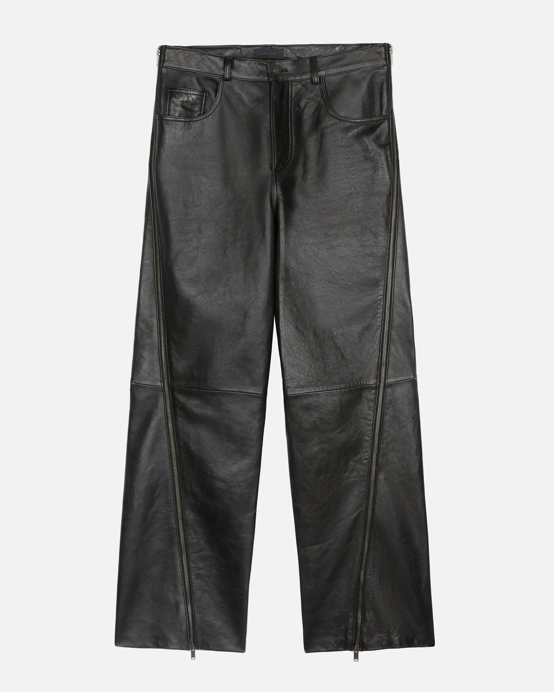 BONNIE ZIP LEATHER PANTS // BLACK sold by Haikure product image thumbnail 5