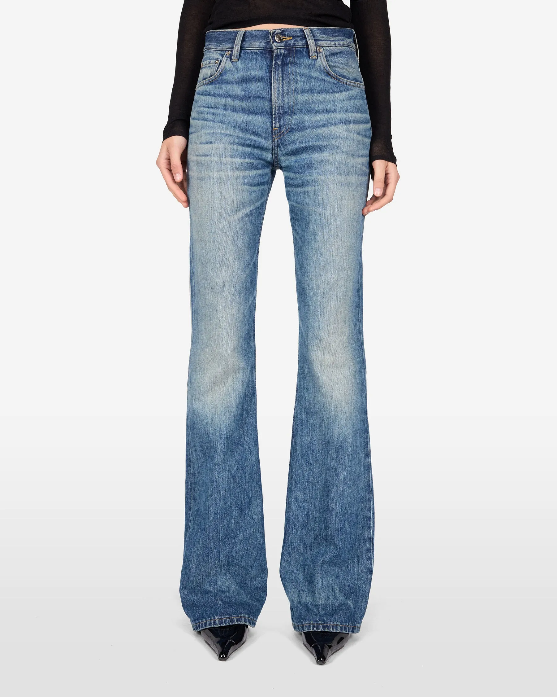 FLORA DENIM JEANS // BLUE RYDER sold by Haikure product image thumbnail 2