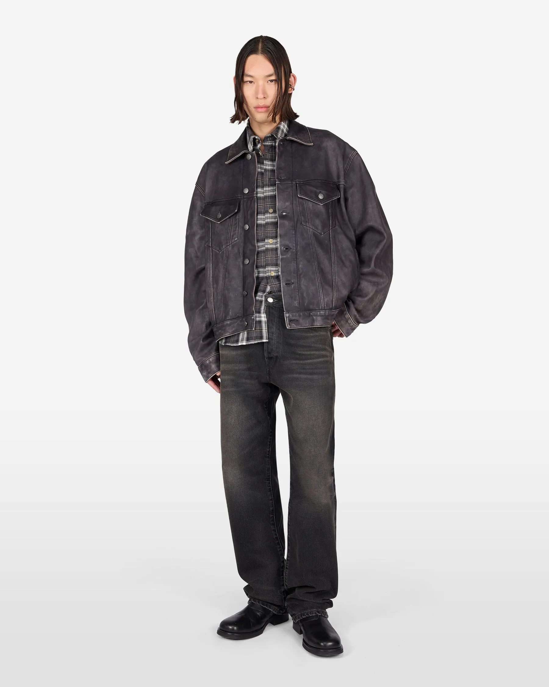 ACHILLES DENIM JEANS // VINTAGE BLACK sold by Haikure