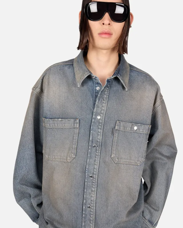 NELSON DENIM SHIRT // ZIGGY BLUE made by Haikure