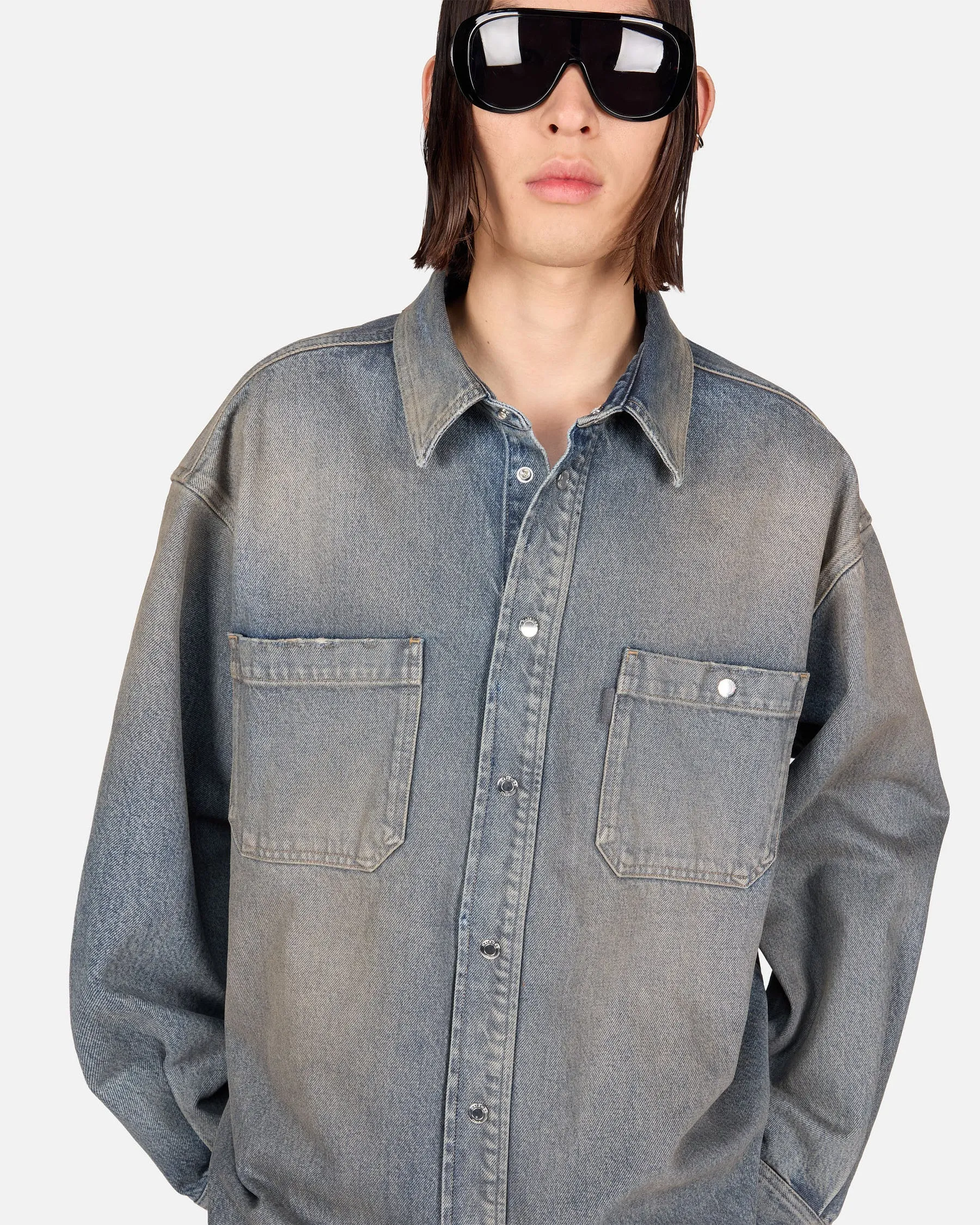 NELSON DENIM SHIRT // ZIGGY BLUE sold by Haikure