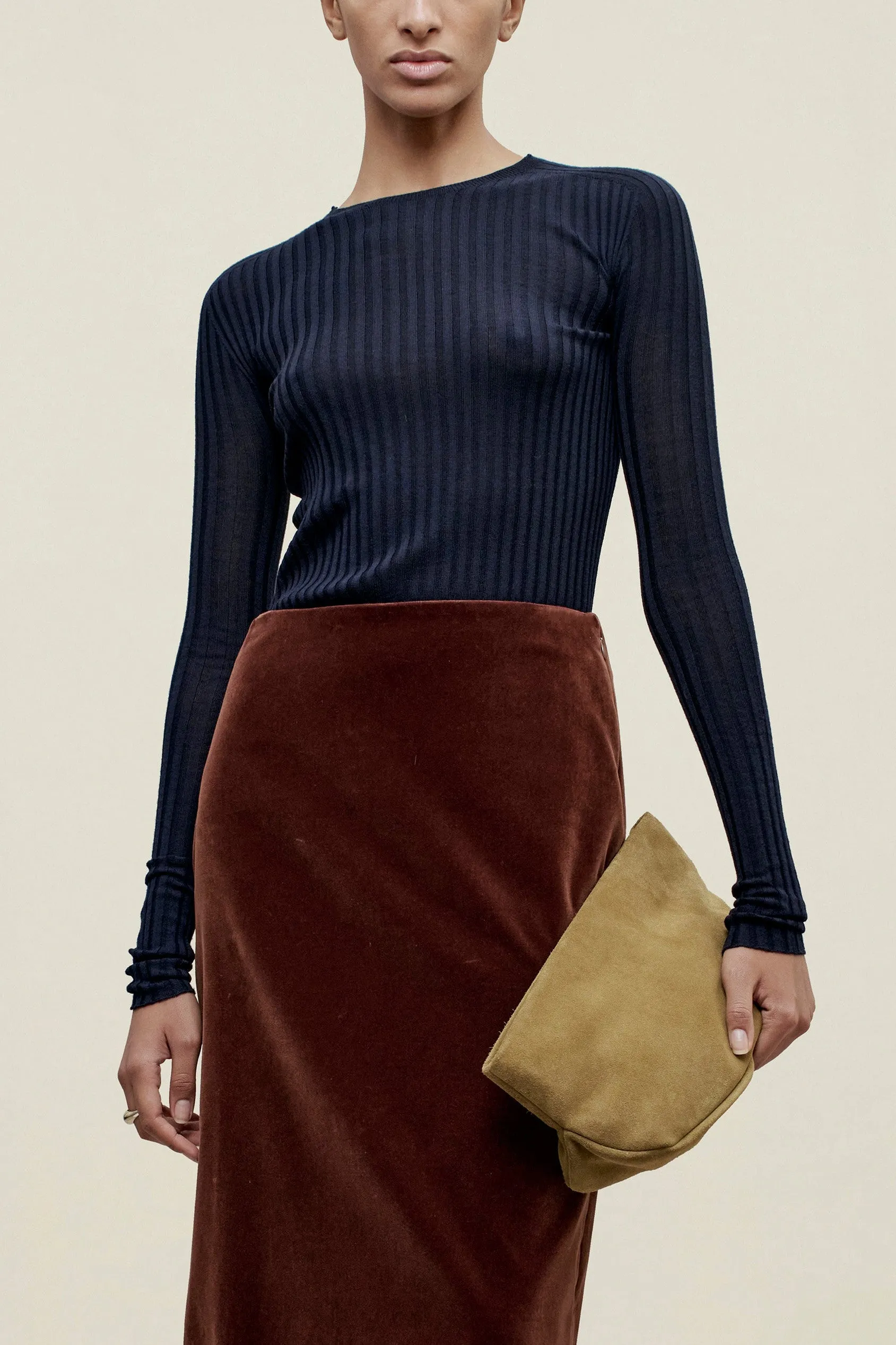 Fabi Long Sleeve in Superfine Merino sold by Kall Meyer