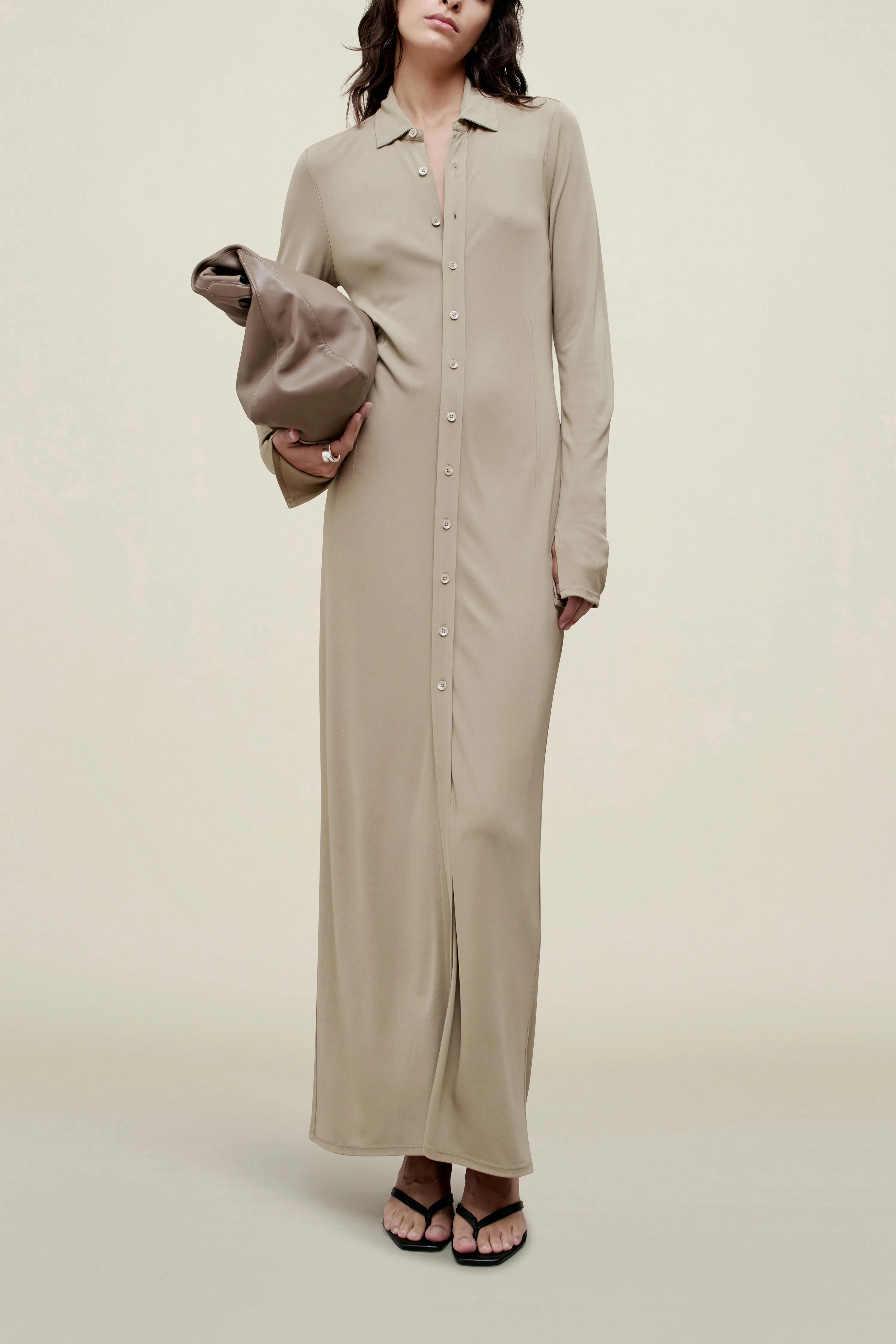 Leyla Shirtdress in Matte Jersey sold by Kall Meyer product image thumbnail 2