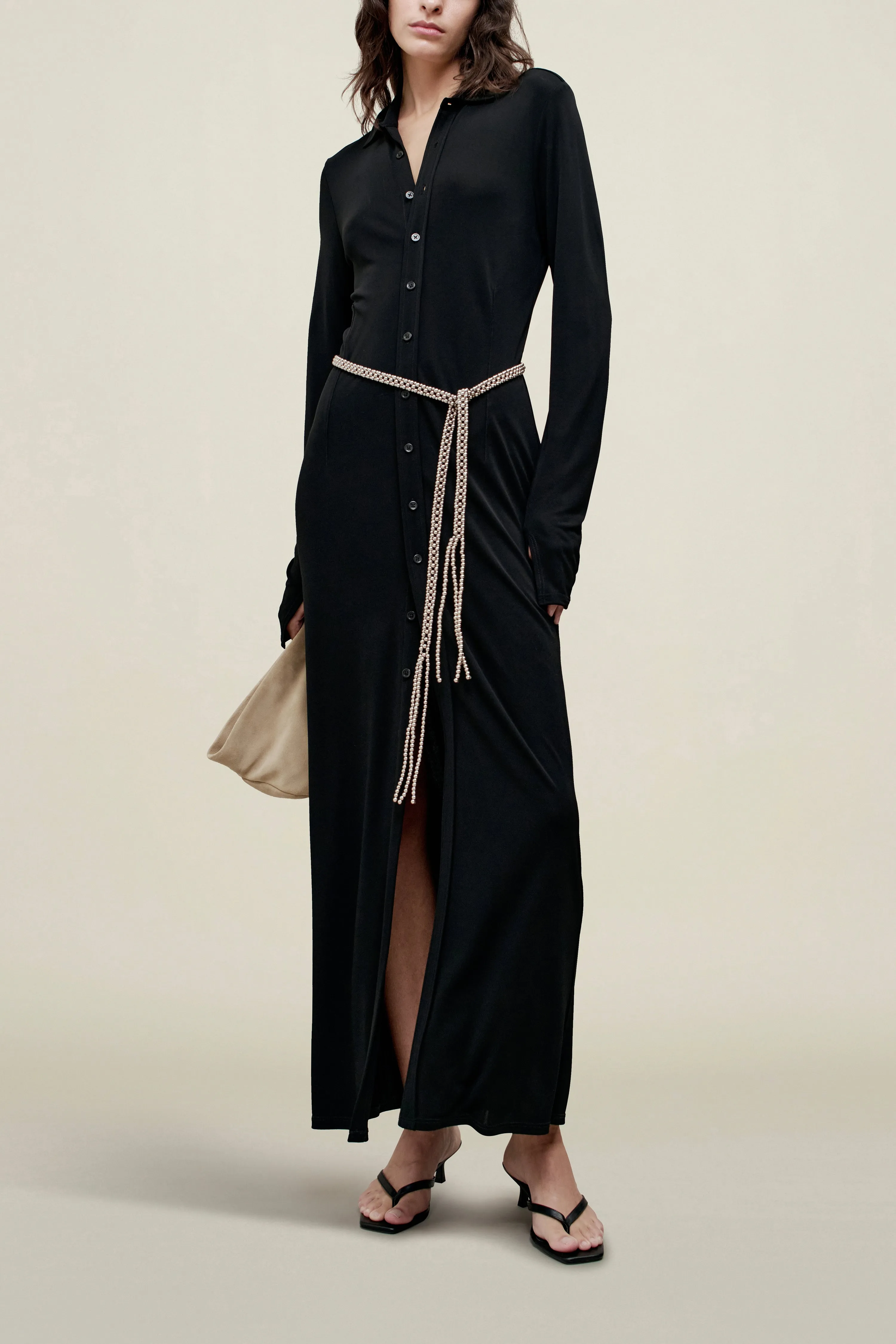 Leyla Shirtdress in Matte Jersey sold by Kall Meyer product image thumbnail 2