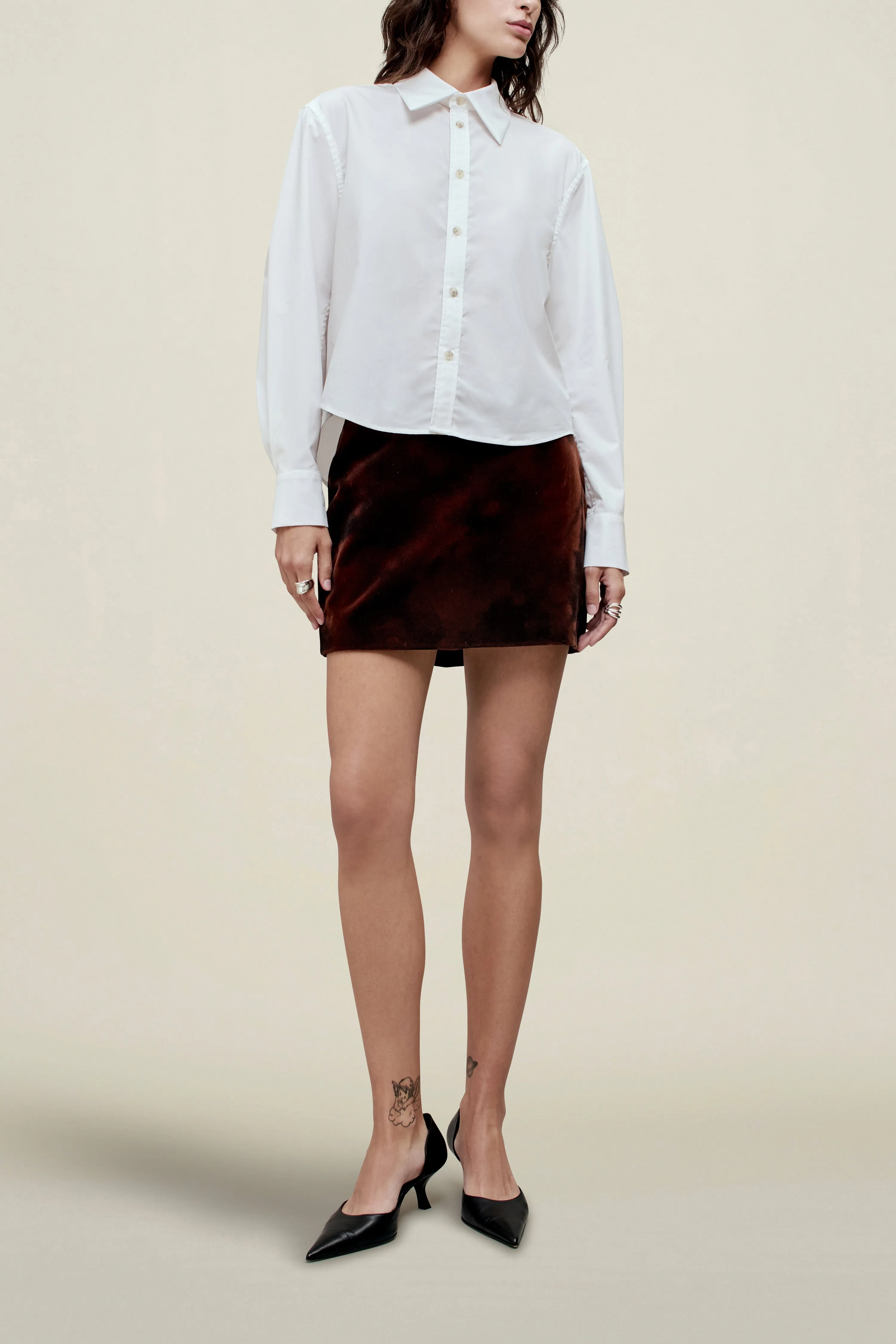 Tegan Button Down in Cotton Poplin sold by Kall Meyer product image thumbnail 3