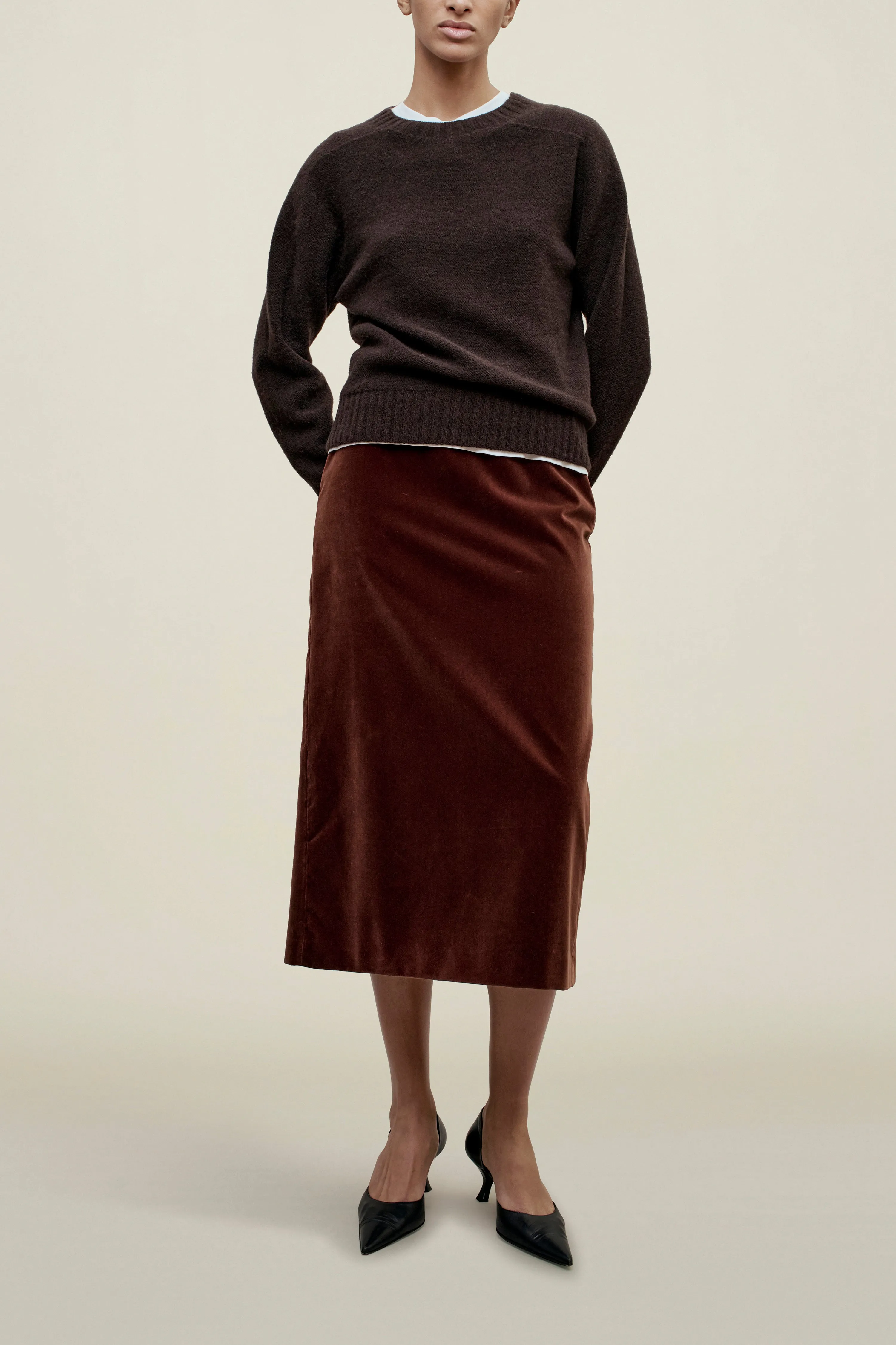 Nina Seamless Crewneck in Cashmere Wool sold by Kall Meyer product image thumbnail 3