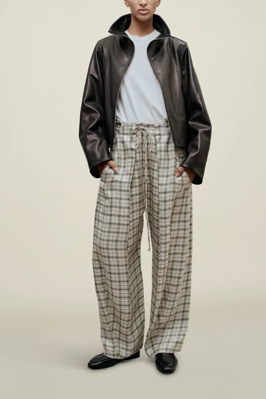 Clemence Pant in Linen Viscose sold by Kall Meyer