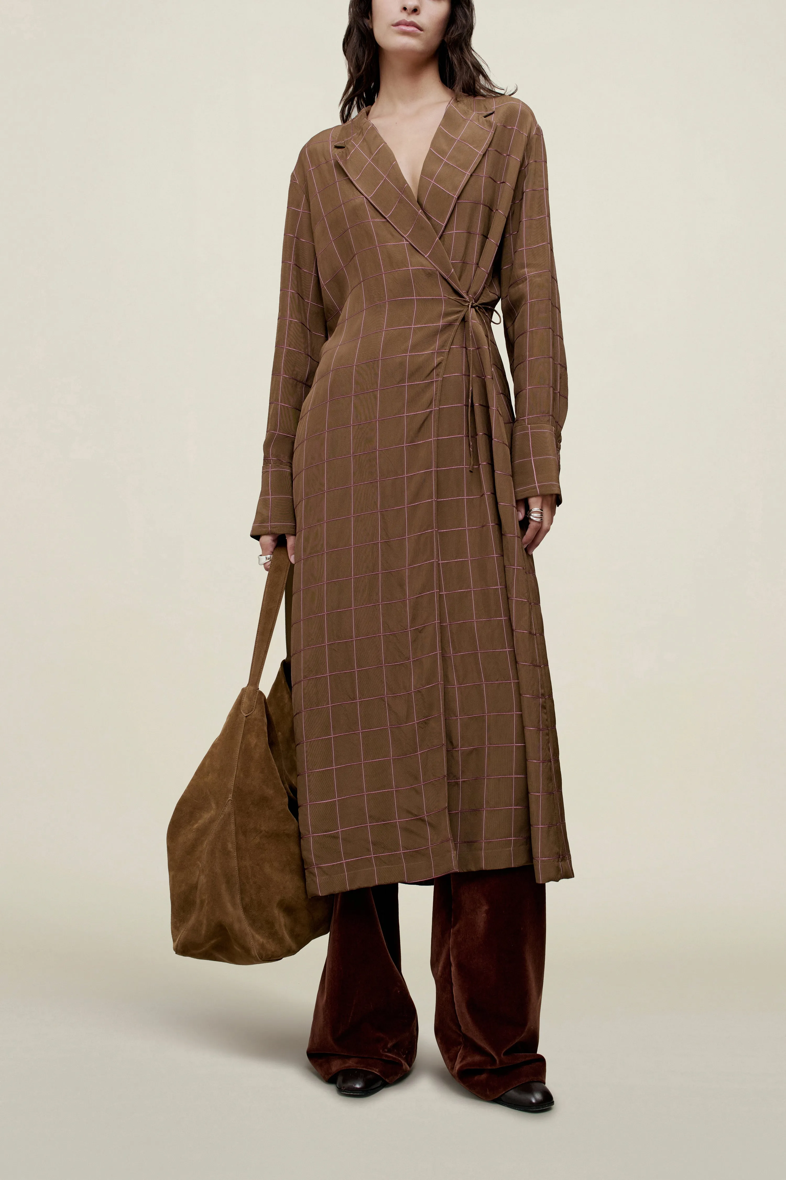 Sylvan Wrap Dress in Viscose Ribbon sold by Kall Meyer product image thumbnail 2