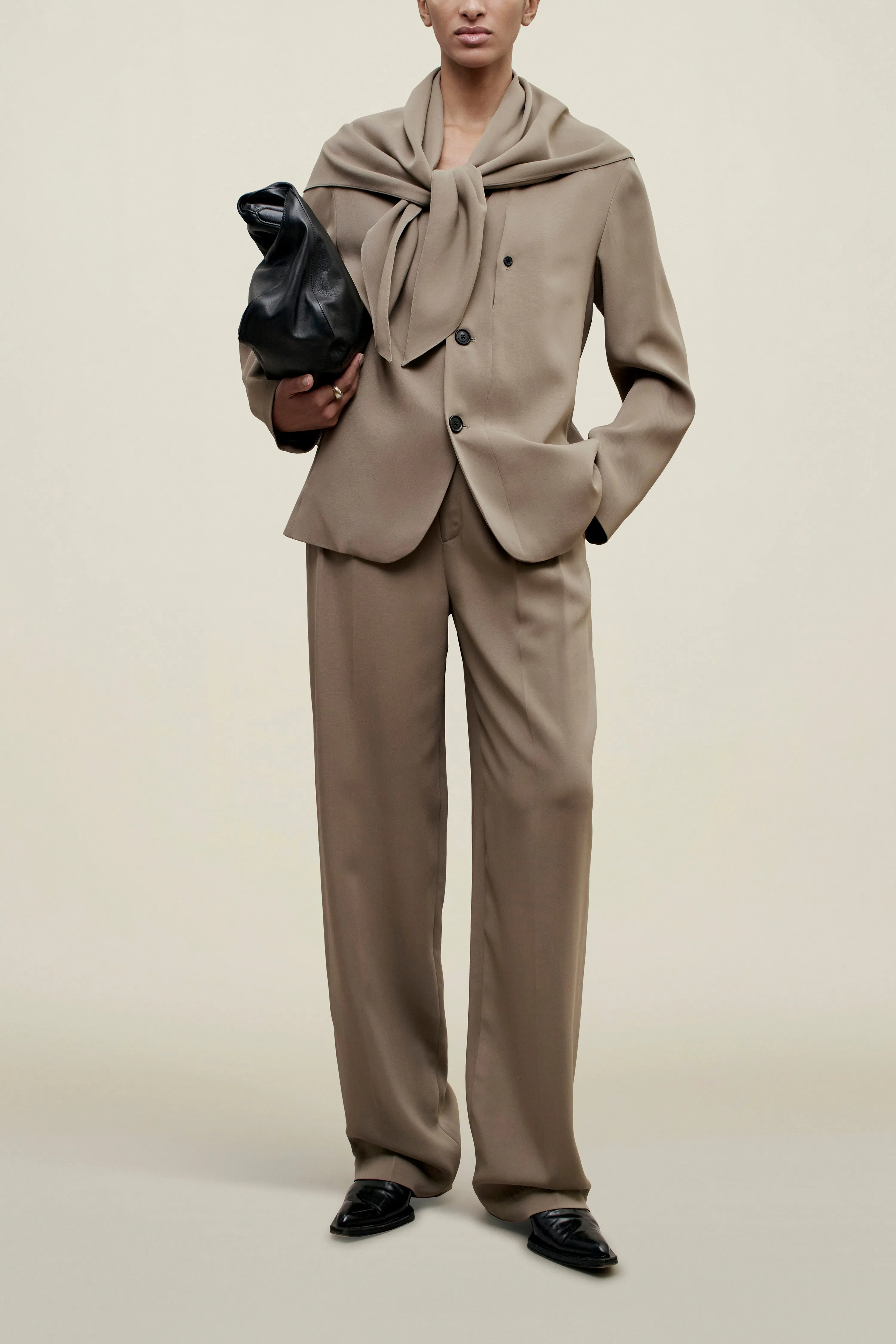 Jamie Scarf Blazer in Viscose Cady sold by Kall Meyer product image thumbnail 3