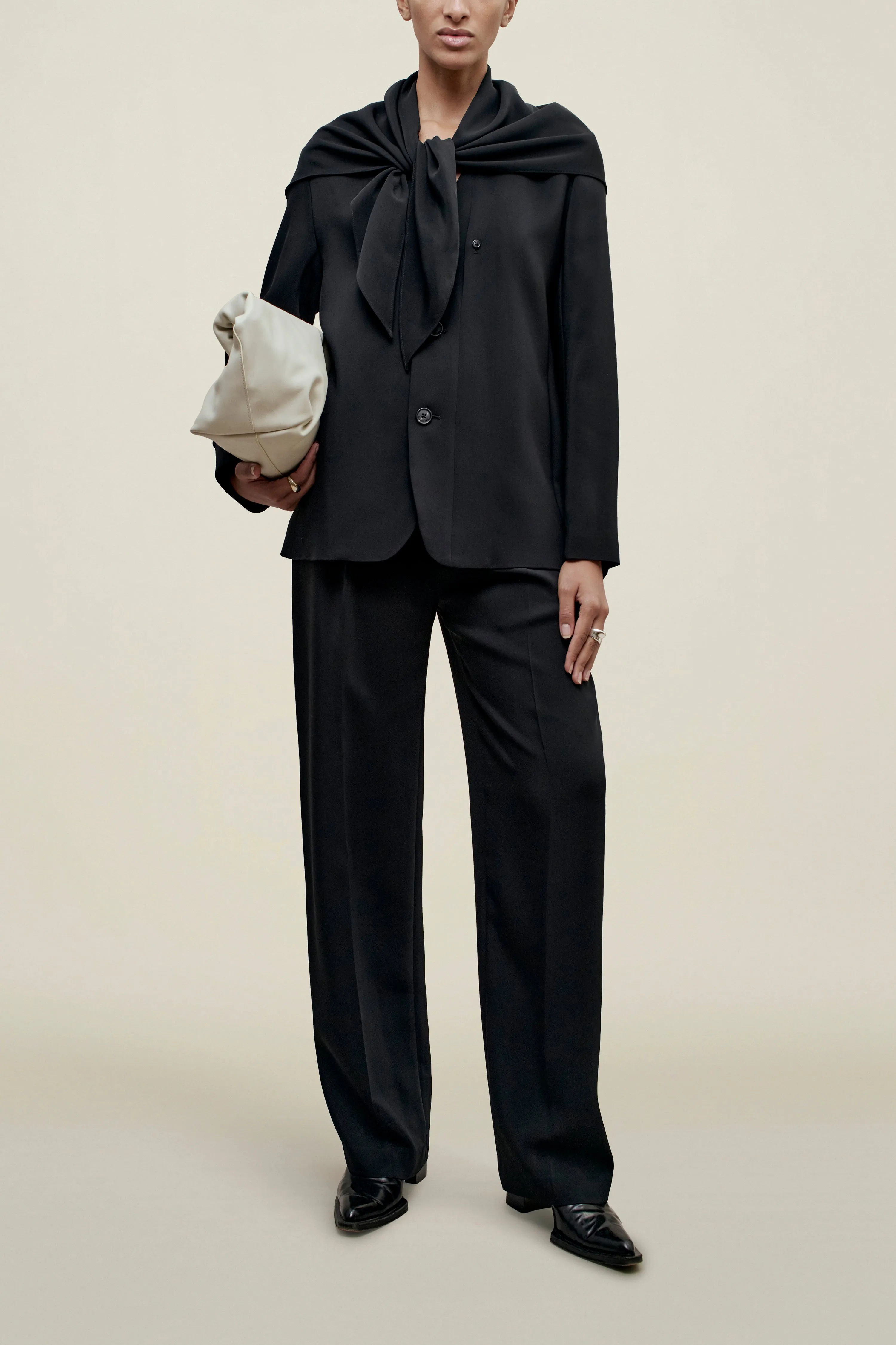 Jamie Scarf Blazer in Viscose Cady sold by Kall Meyer product image thumbnail 2