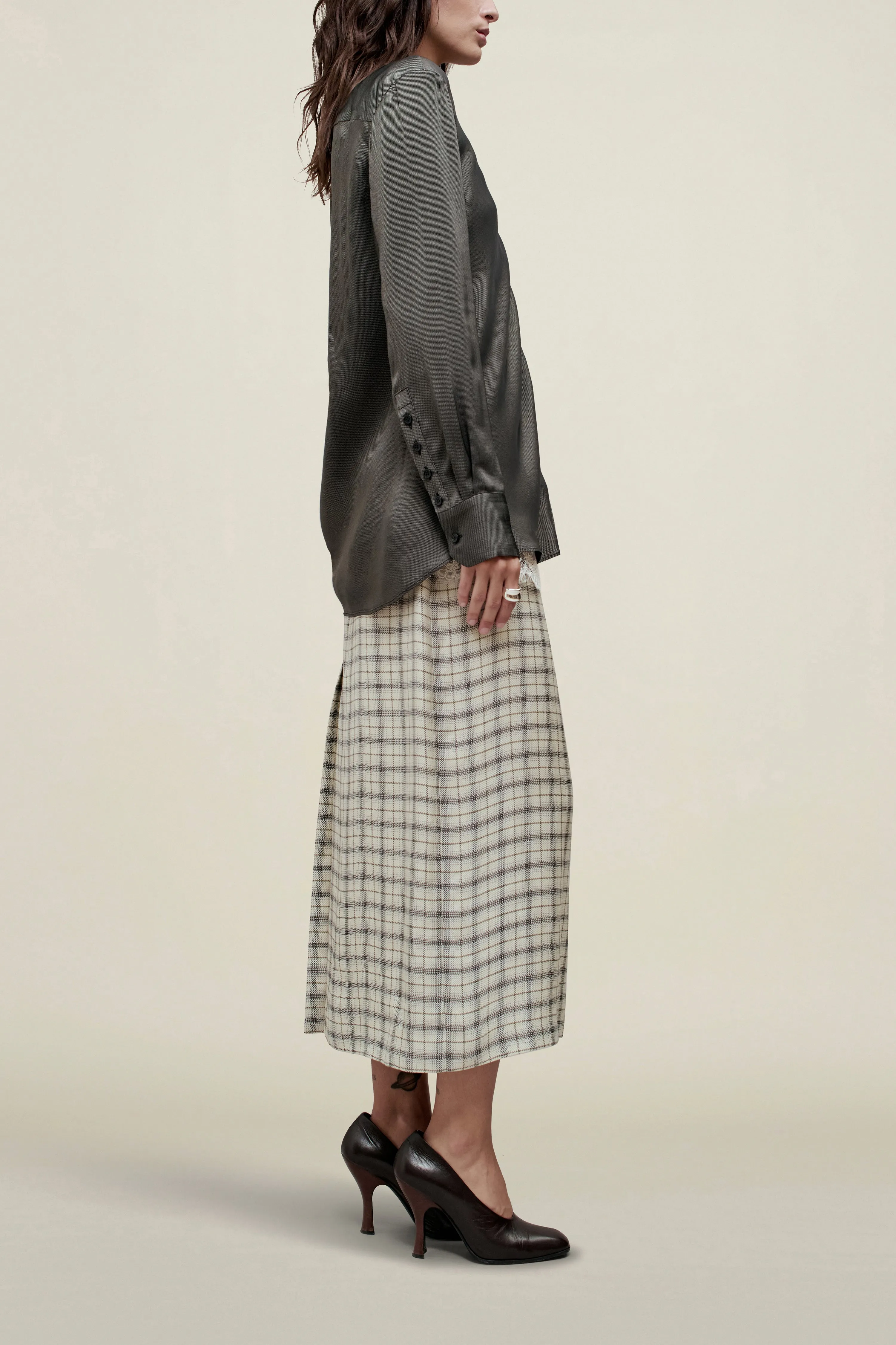 Joan Bias Button Down in Fluid Viscose sold by Kall Meyer product image thumbnail 3