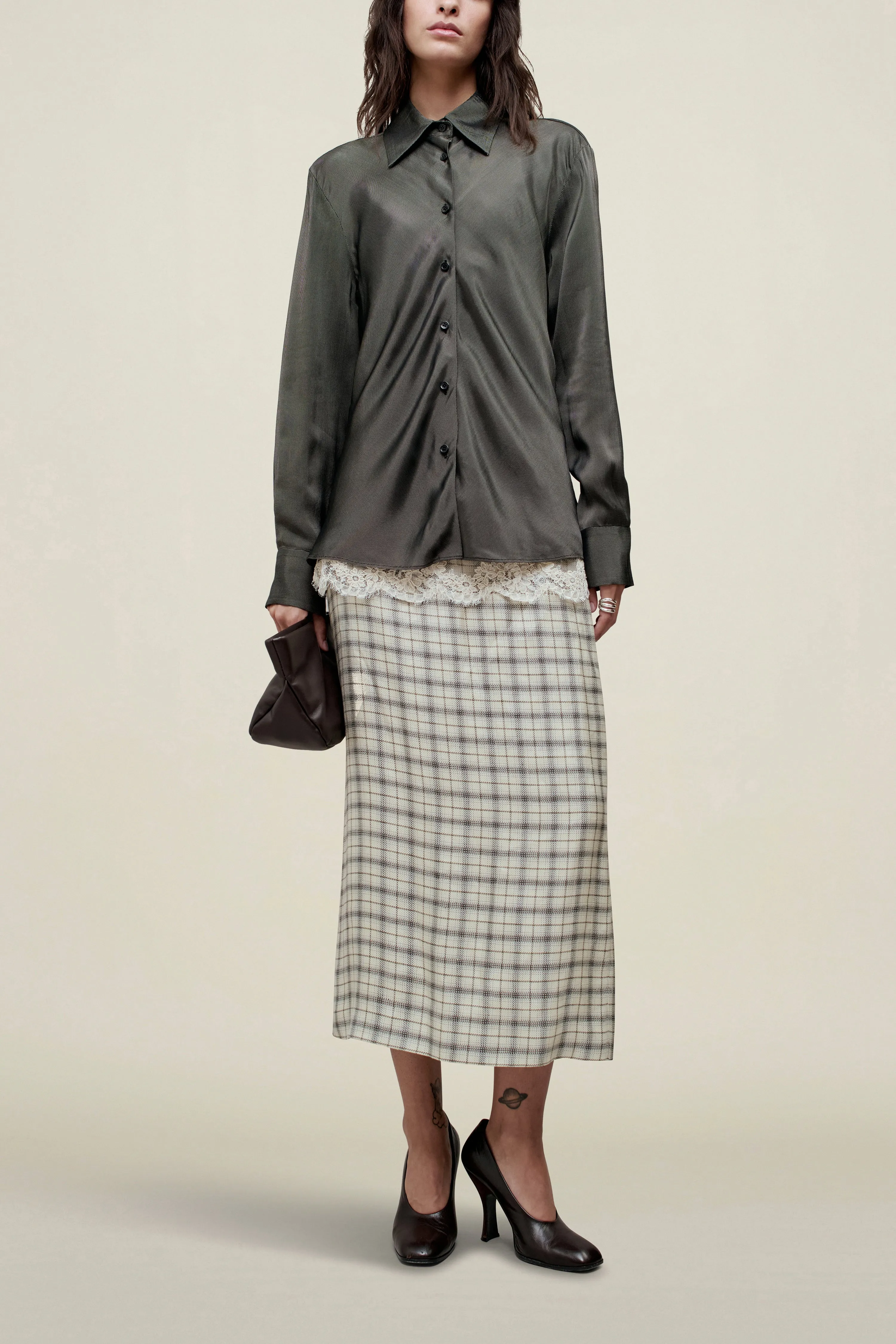 Joan Bias Button Down in Fluid Viscose sold by Kall Meyer product image thumbnail 2