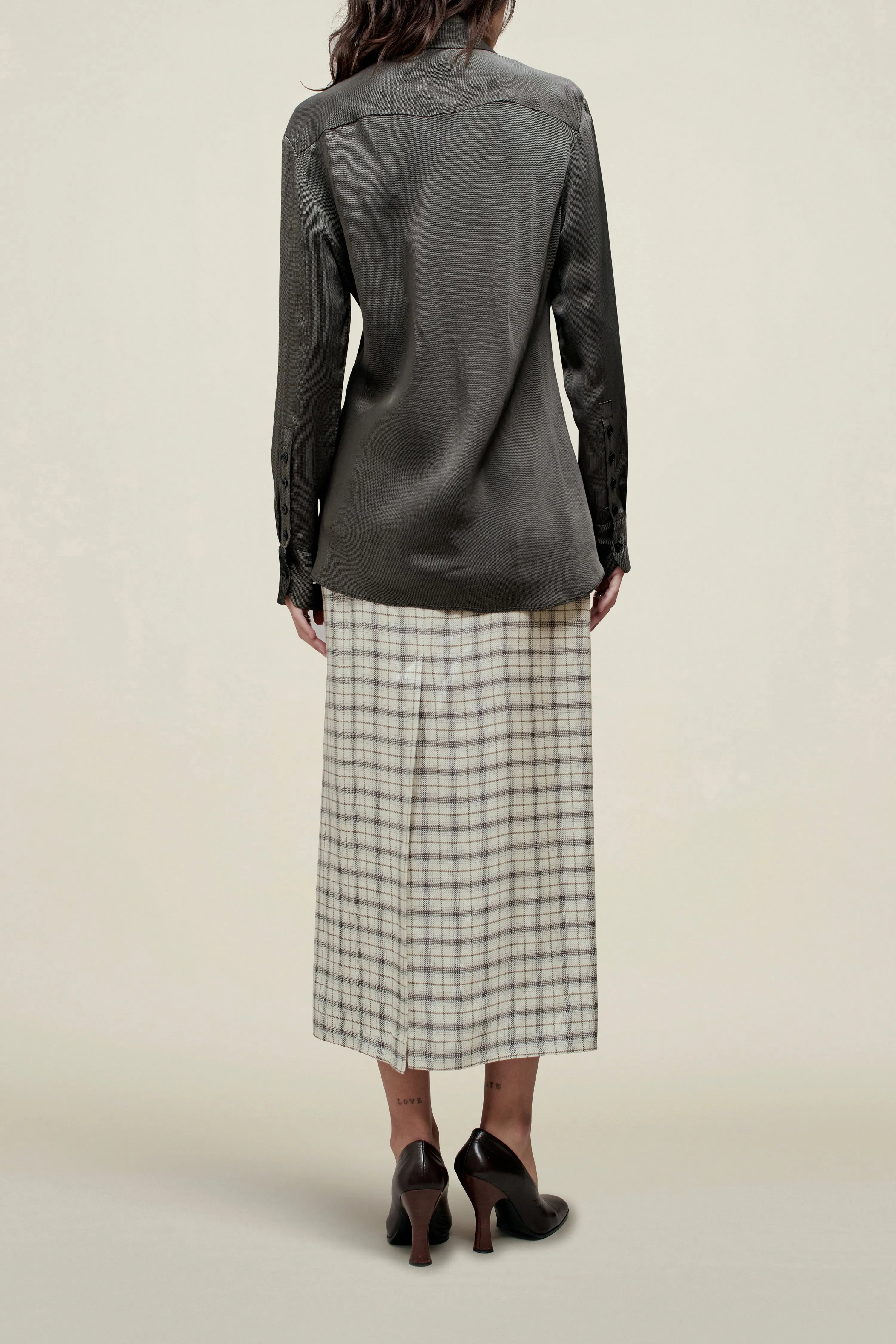 Joan Bias Button Down in Fluid Viscose sold by Kall Meyer product image thumbnail 4