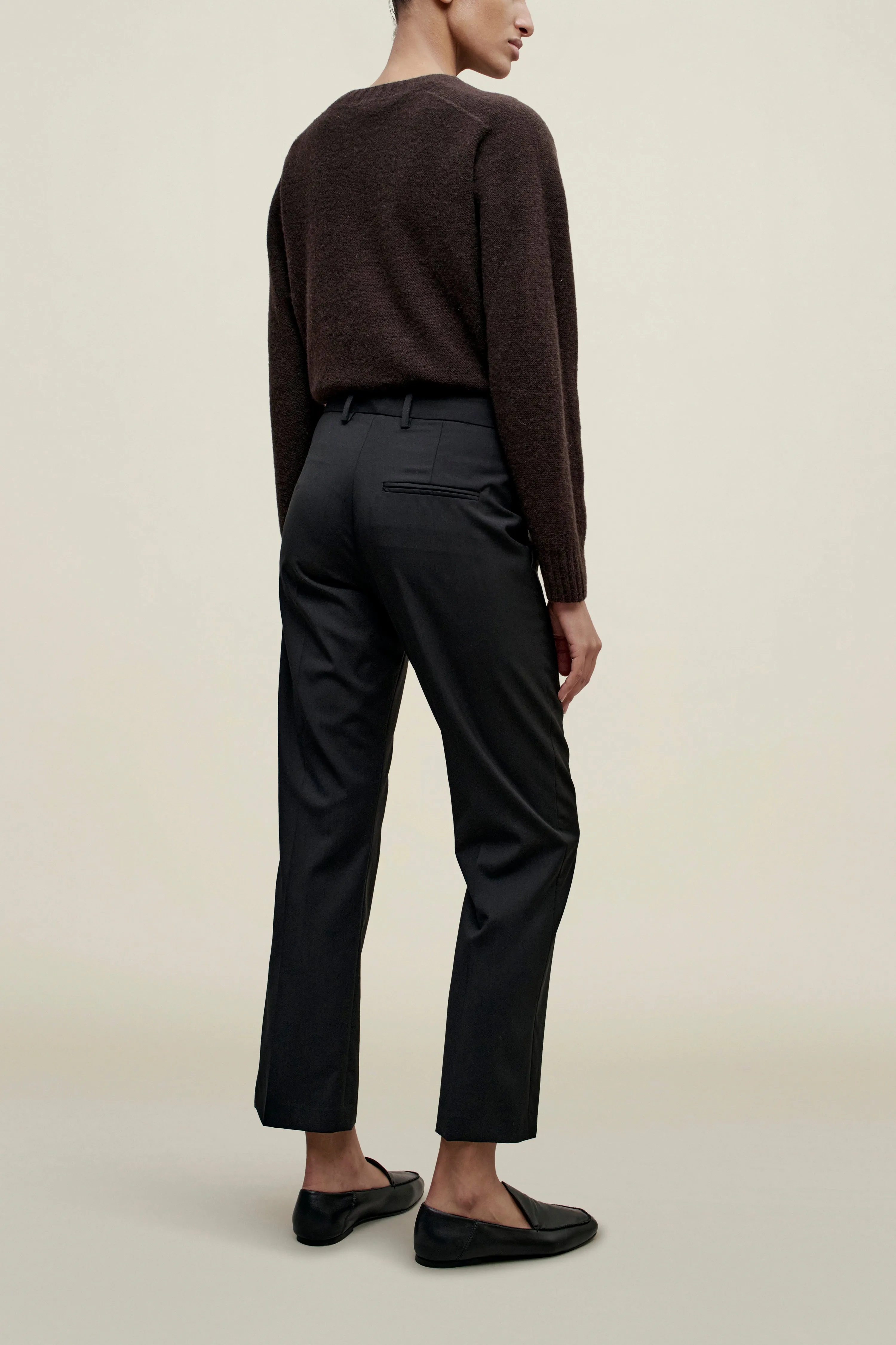 Brie Cropped Trouser in Tropical Wool sold by Kall Meyer product image thumbnail 5