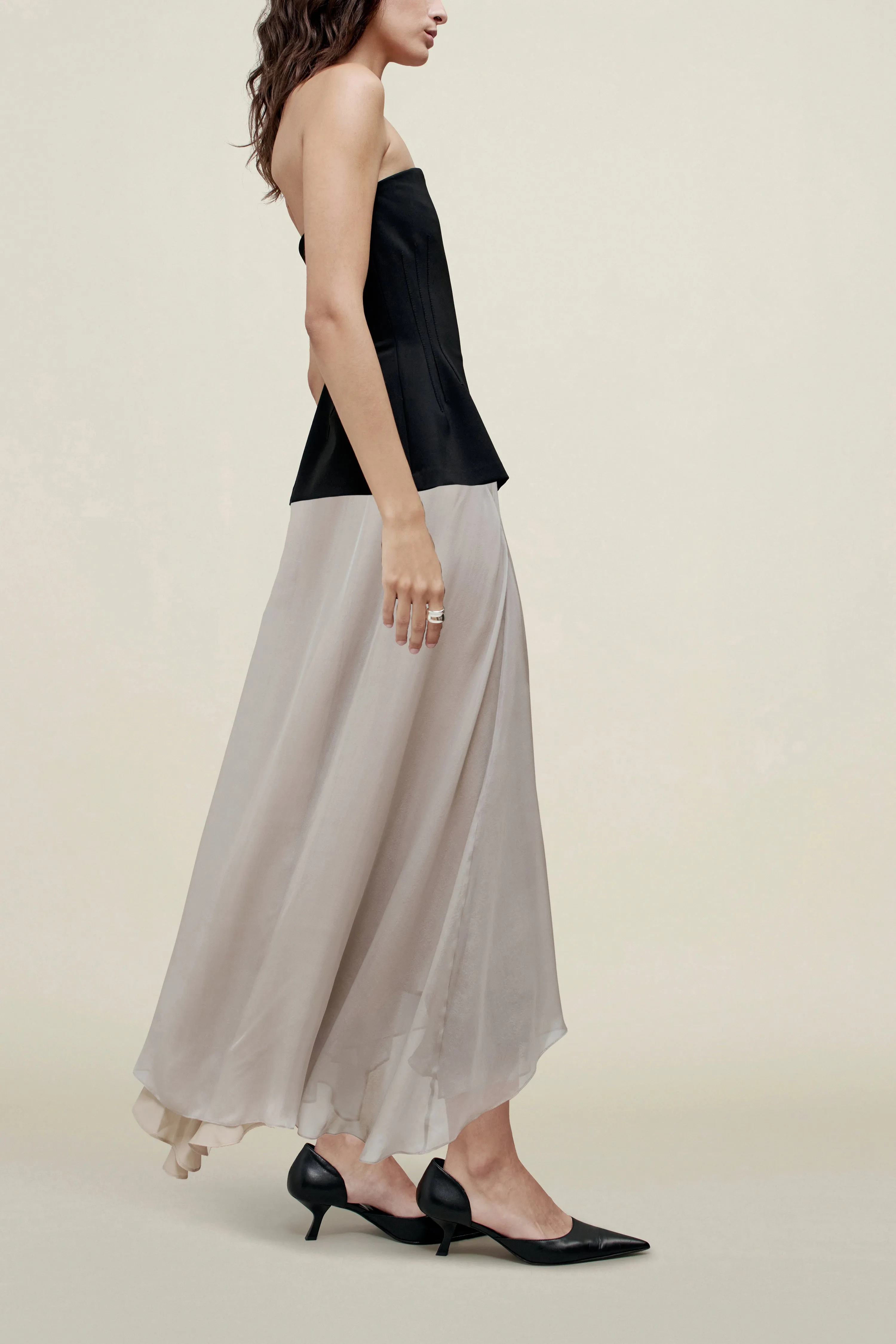 Alyse Gusset Skirt in Trapped Silk sold by Kall Meyer product image thumbnail 2
