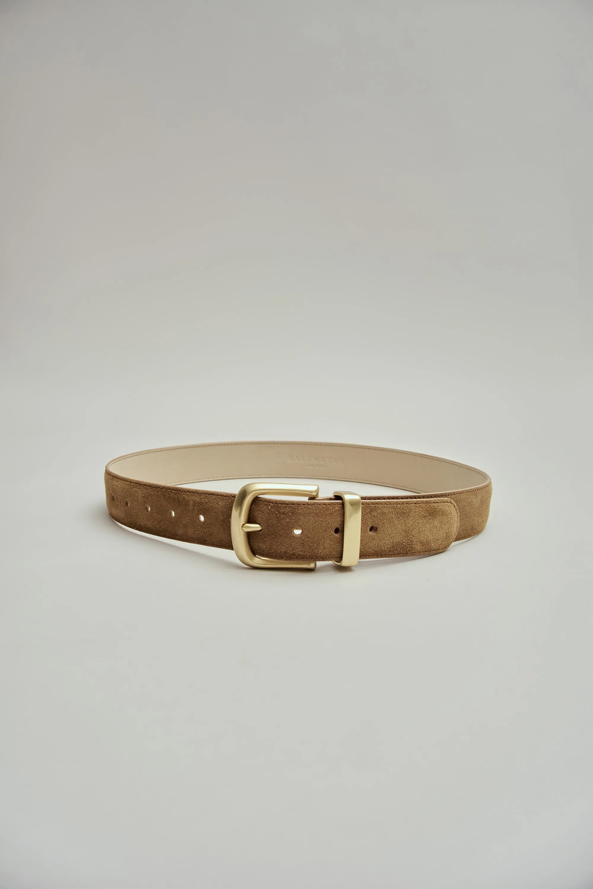 Johnson Belt in Calf Suede sold by Kall Meyer