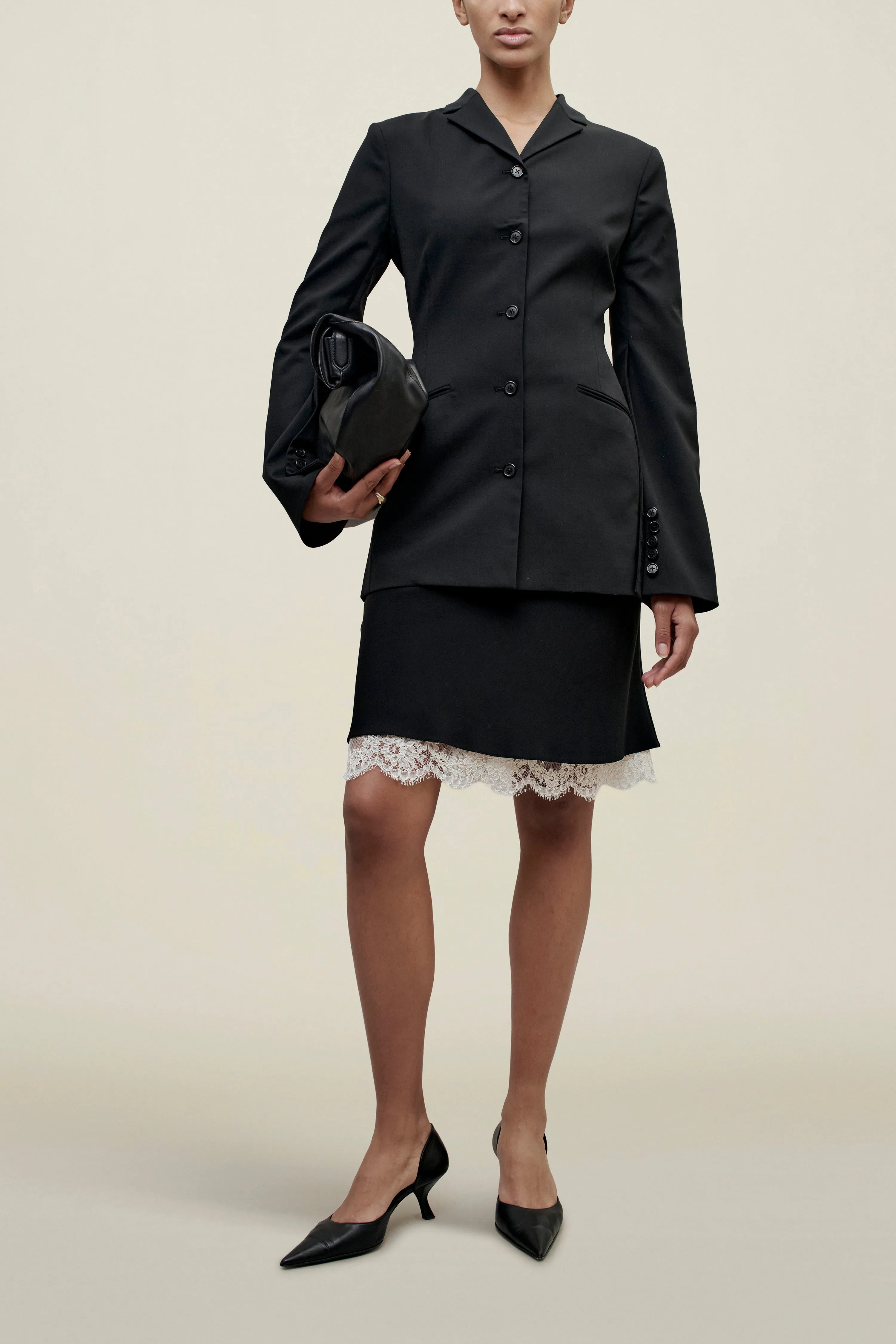 Benny Longline Blazer in Tropical Wool sold by Kall Meyer product image thumbnail 2