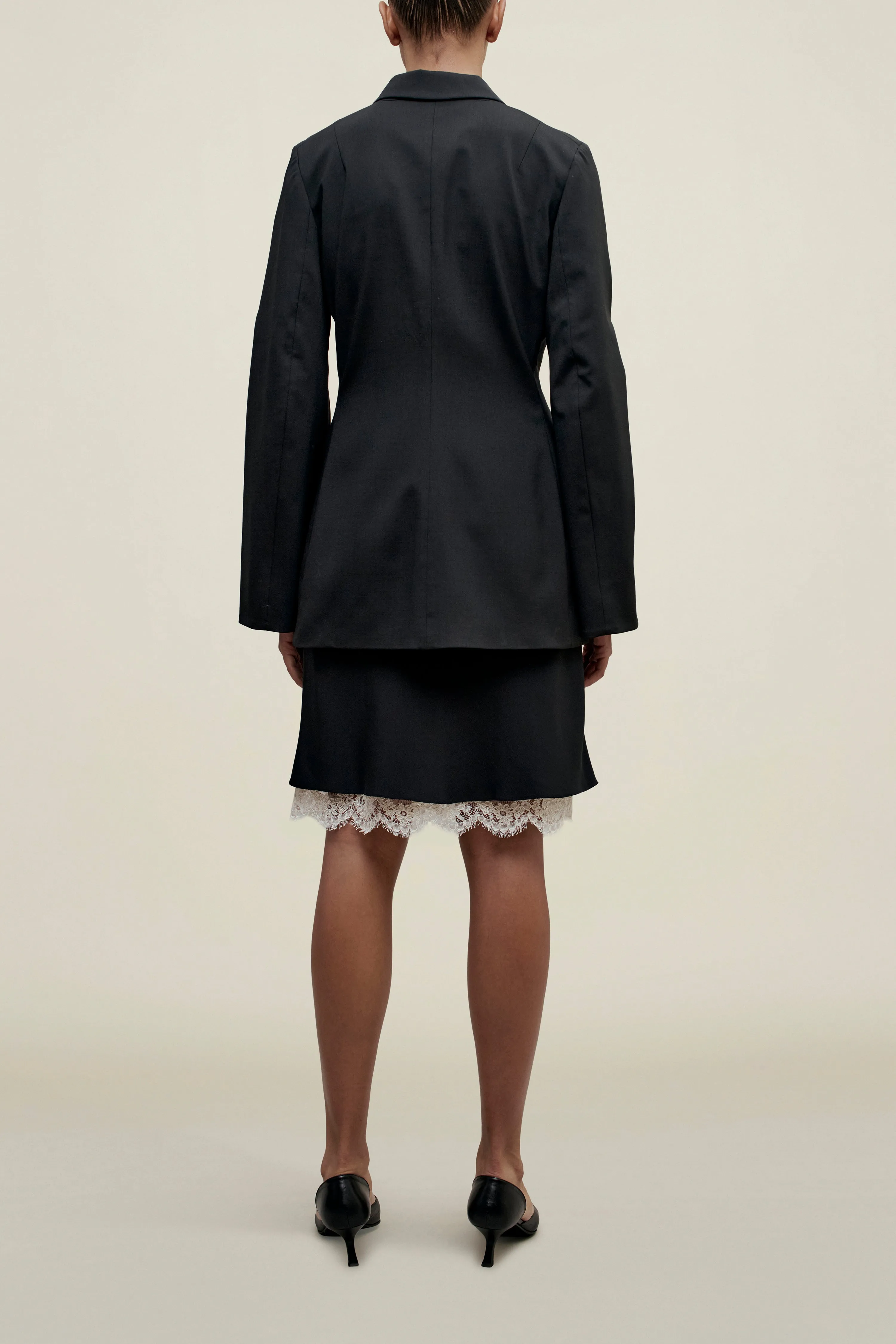 Benny Longline Blazer in Tropical Wool sold by Kall Meyer product image thumbnail 4