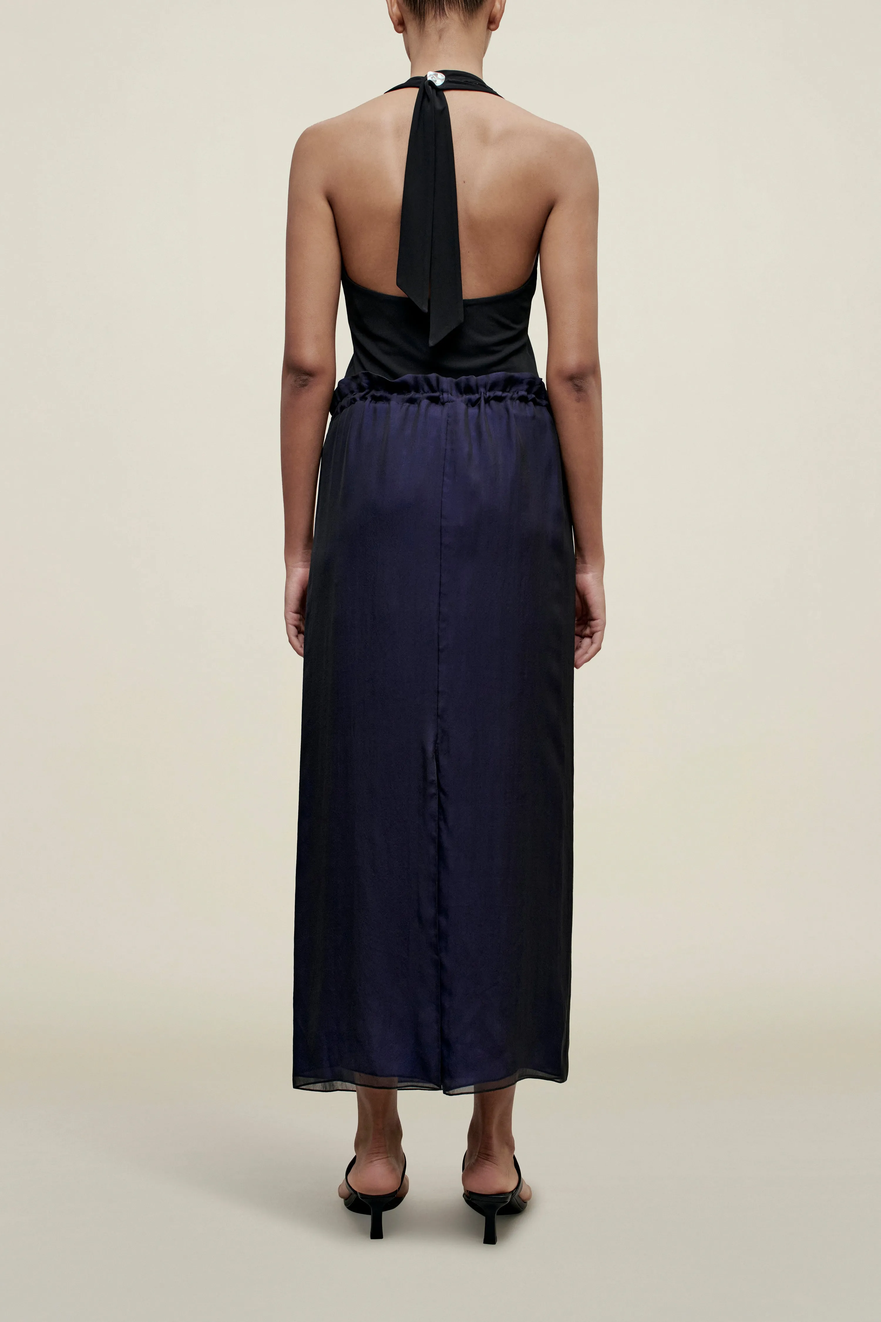 Regina Drawstring Skirt in Trapped Silk sold by Kall Meyer product image thumbnail 5