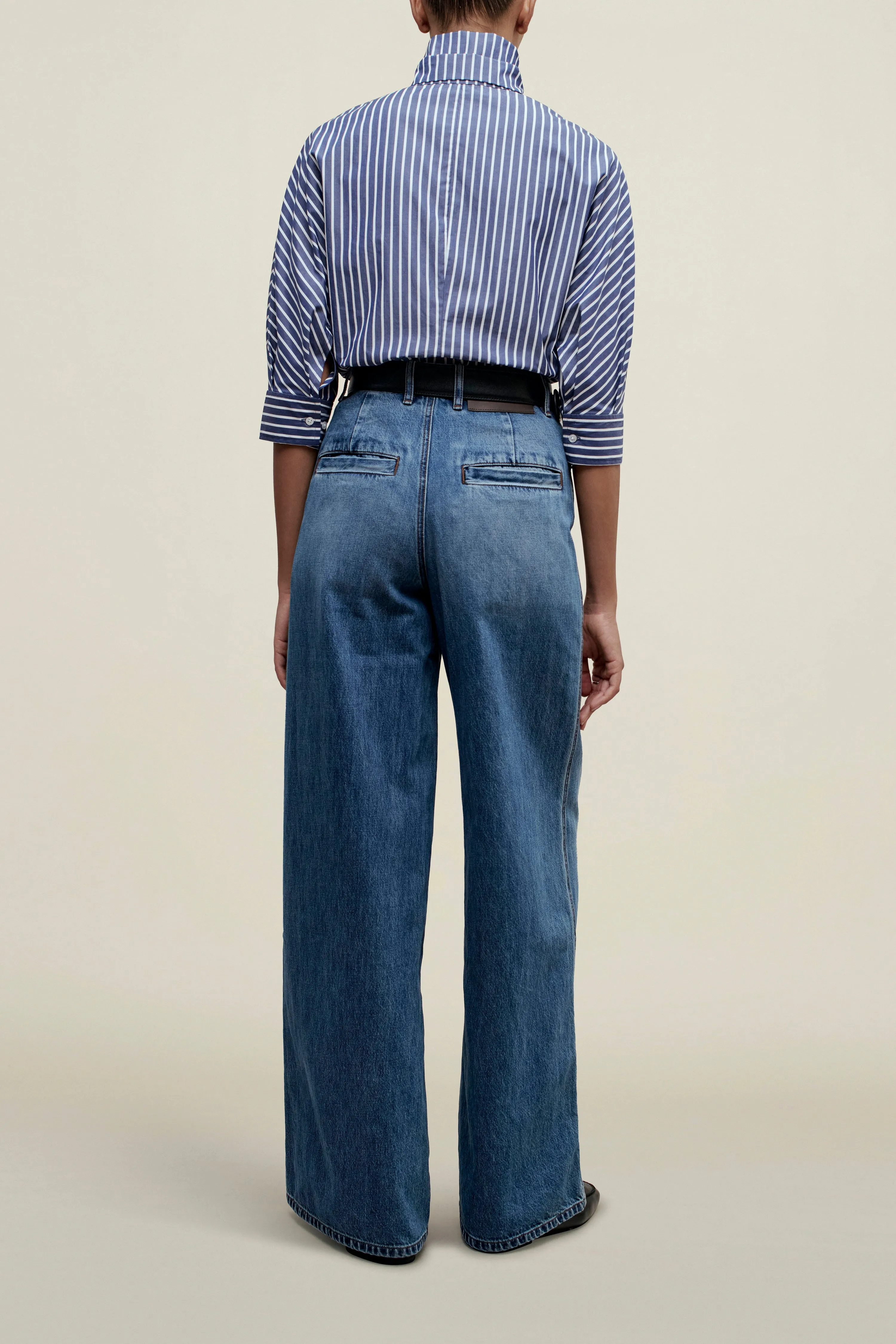 Lilette 3/4 Sleeve Button Down in Cotton sold by Kall Meyer product image thumbnail 2