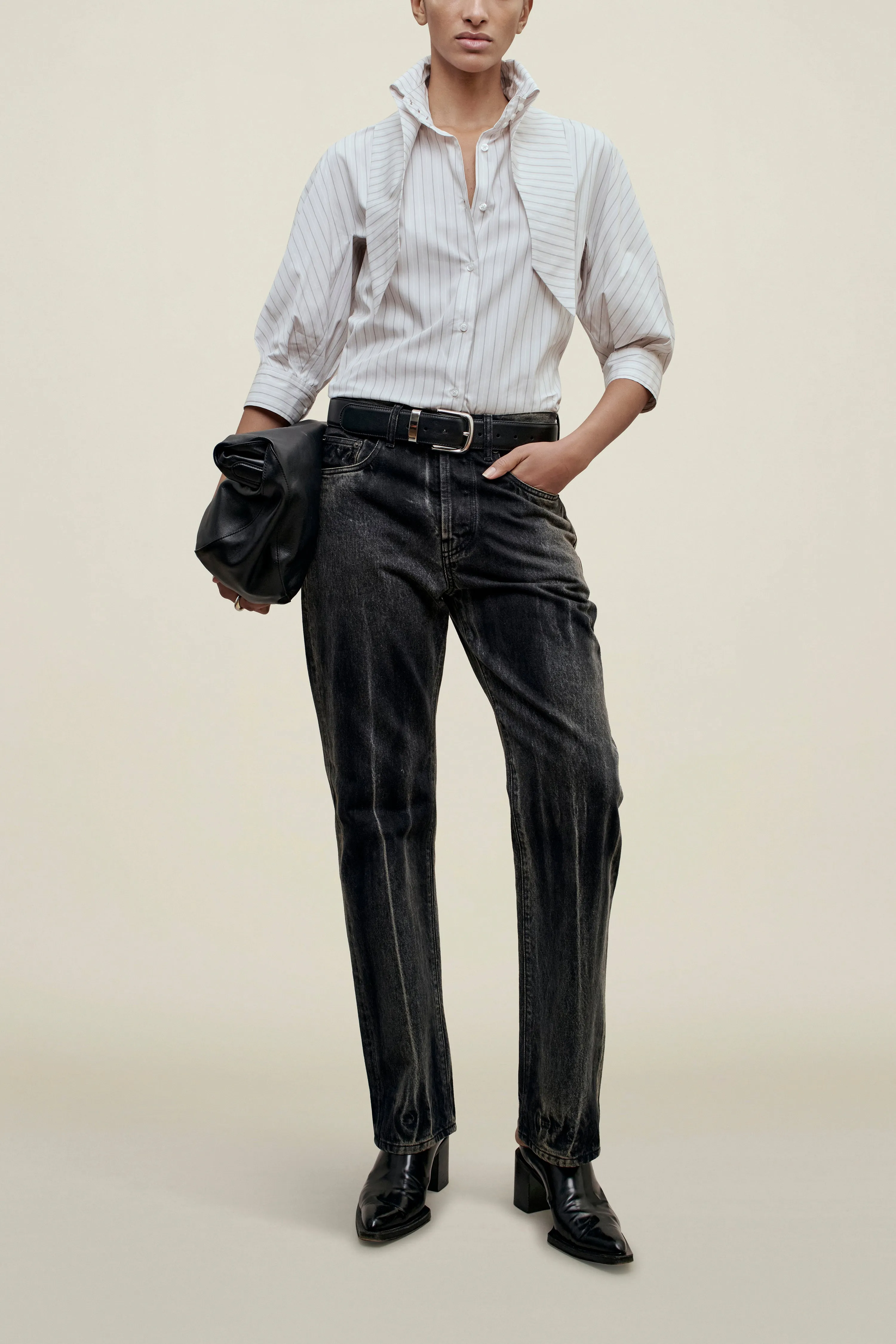 Lilette 3/4 Sleeve Button Down in Cotton sold by Kall Meyer product image thumbnail 3