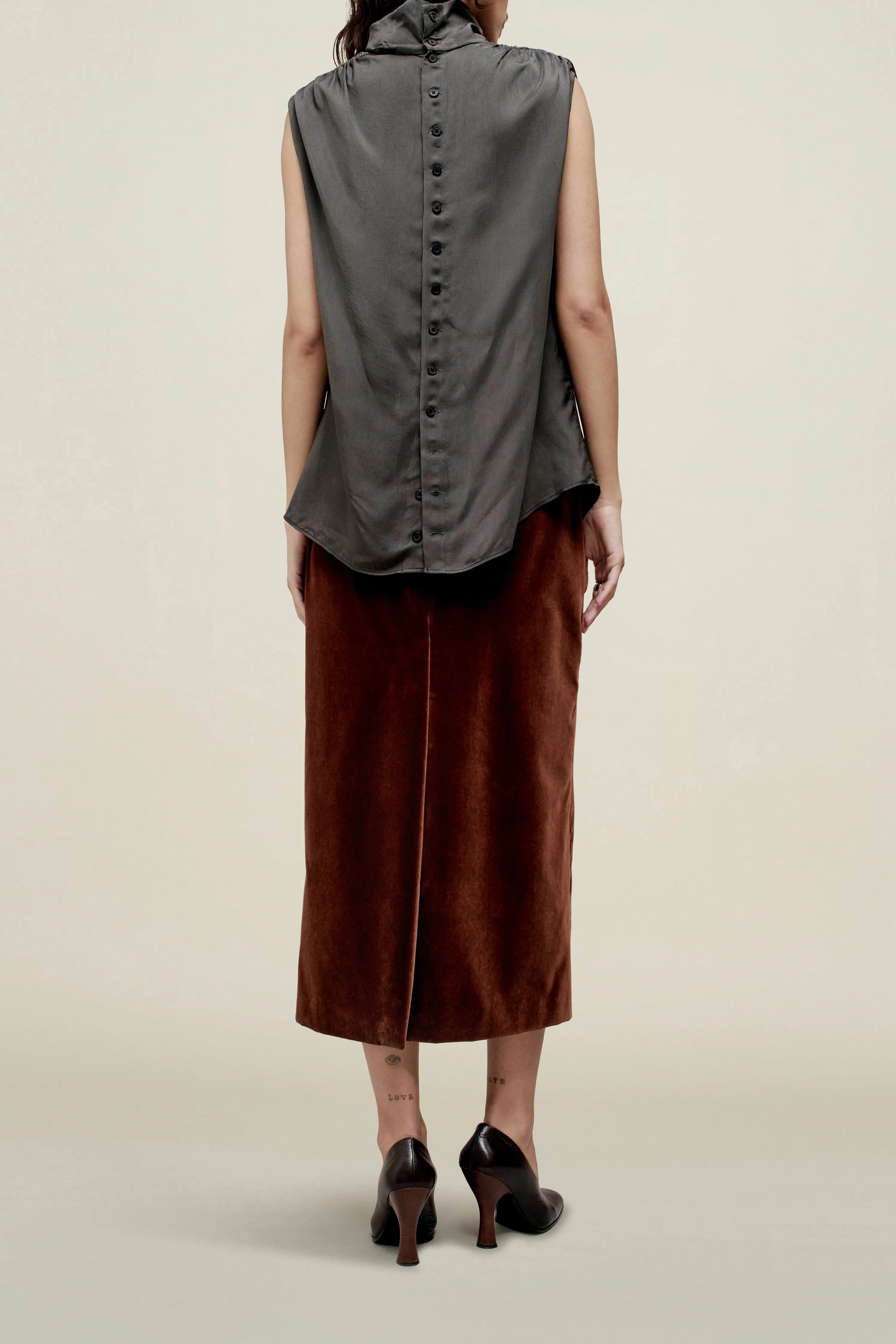 Penny Draped Top in Fluid Viscose sold by Kall Meyer product image thumbnail 5