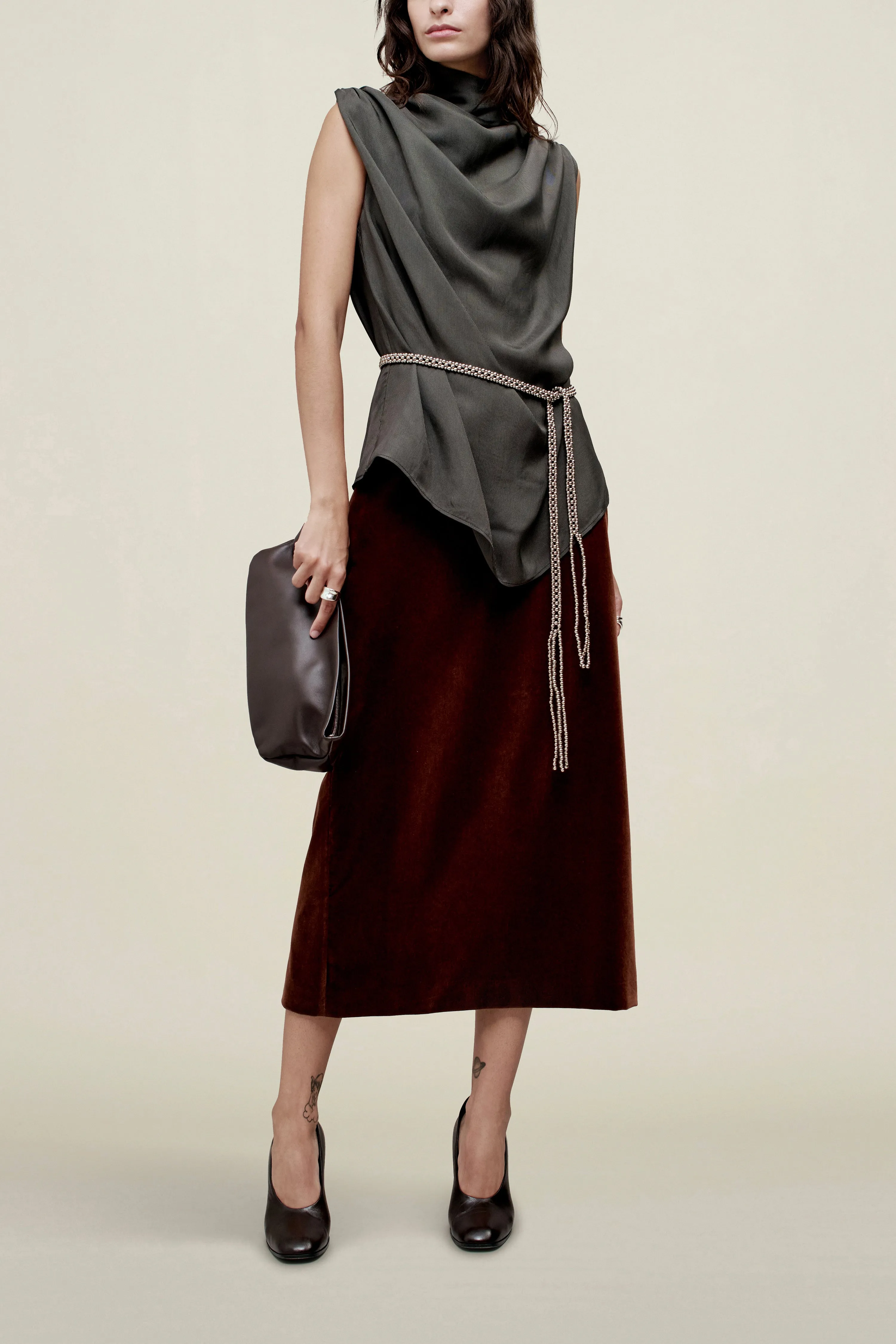 Penny Draped Top in Fluid Viscose sold by Kall Meyer product image thumbnail 2