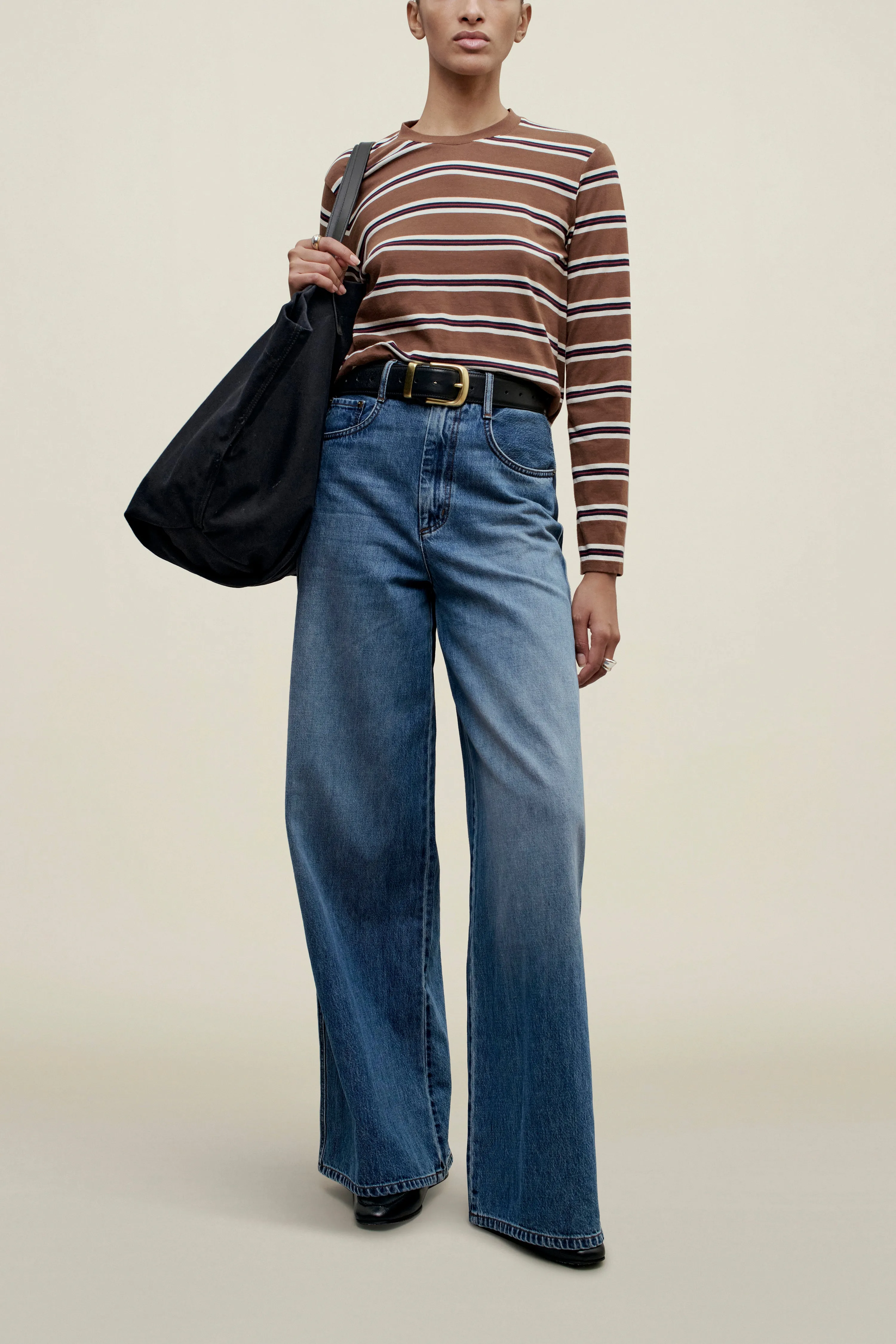 Wynn Long Sleeve in Rust Multi Stripe sold by Kall Meyer product image thumbnail 2