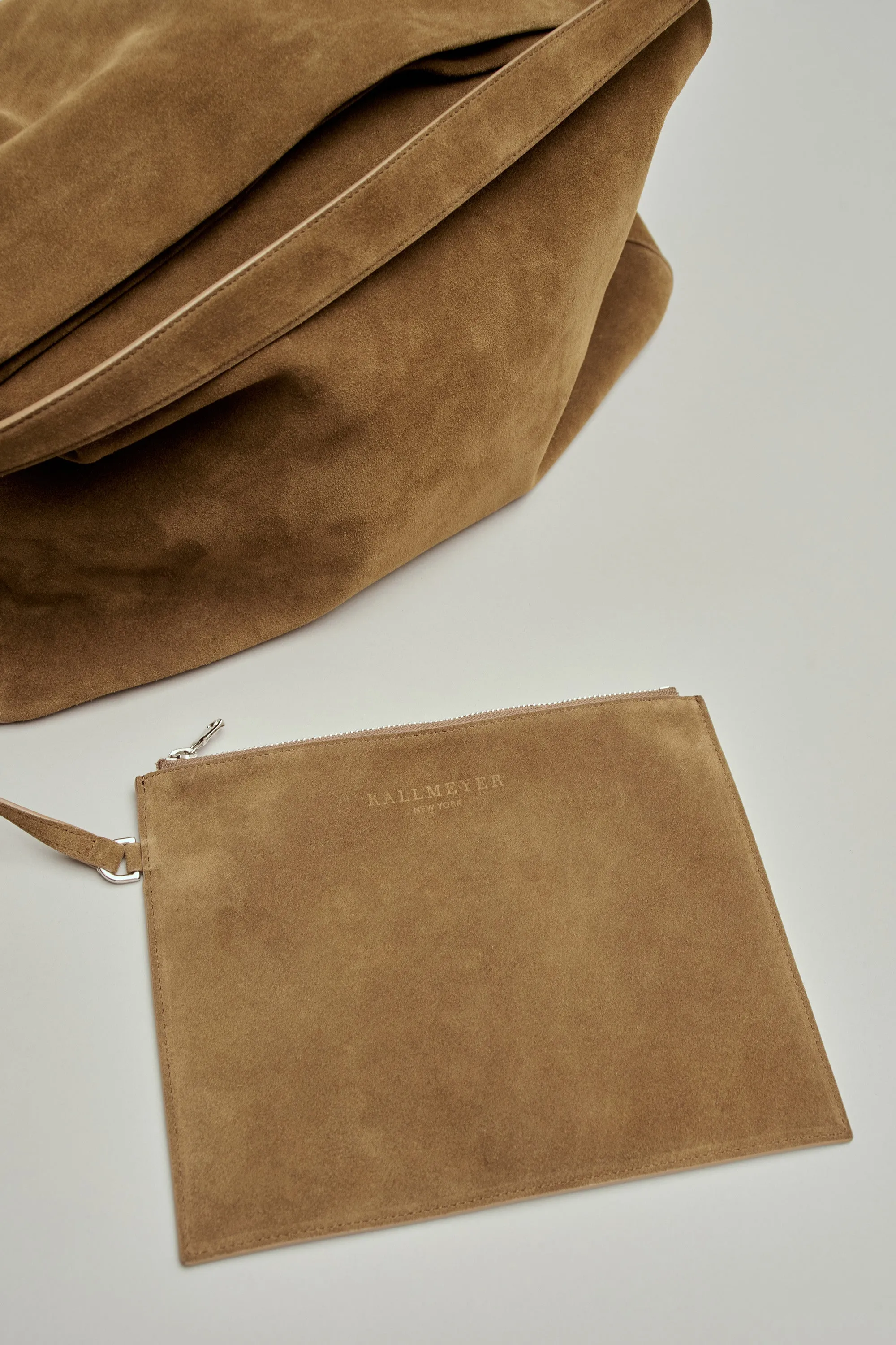 Toulon Slouch Bag in Calf Suede sold by Kall Meyer product image thumbnail 5