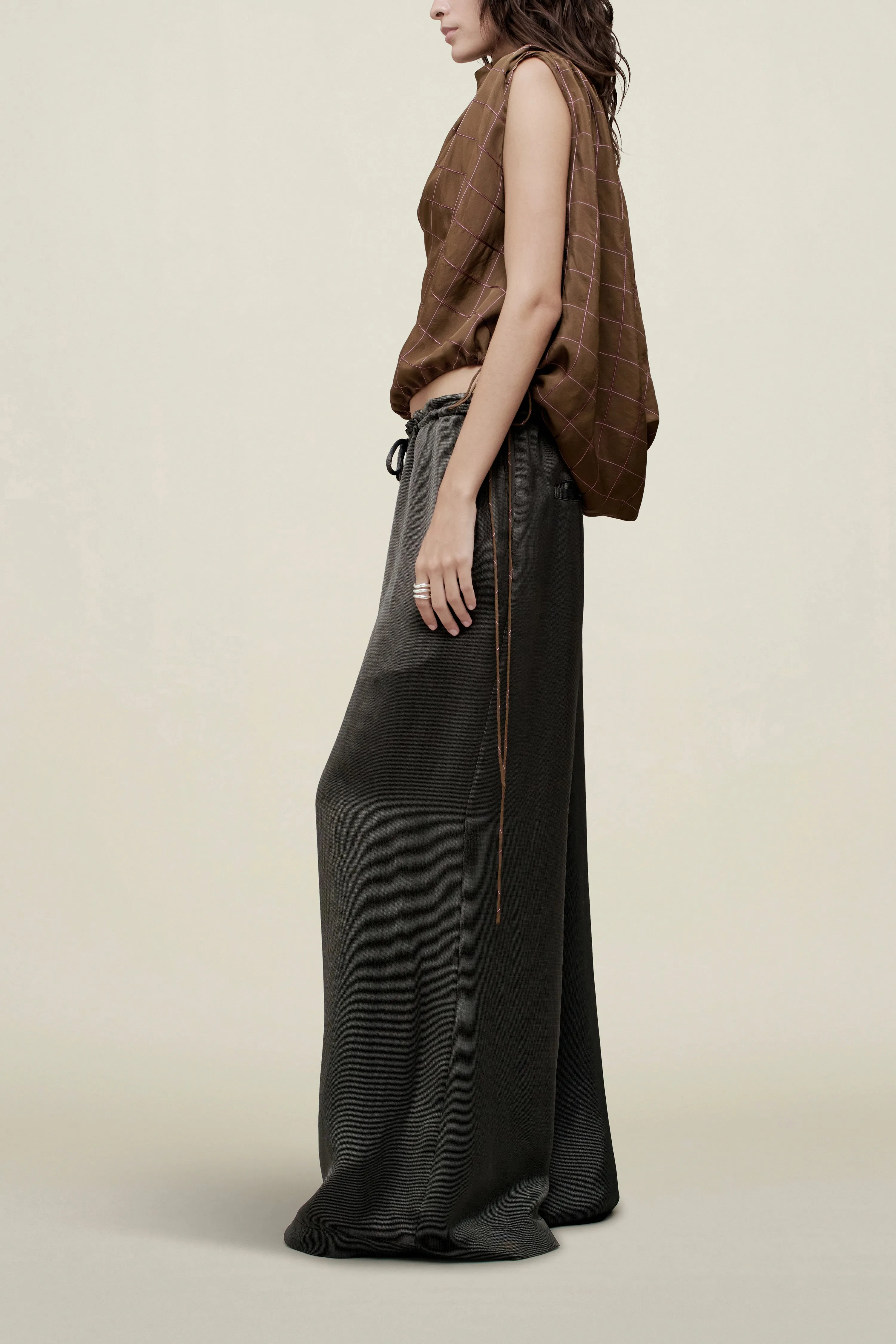 Wesley Drawstring Pant in Fluid Viscose sold by Kall Meyer product image thumbnail 4