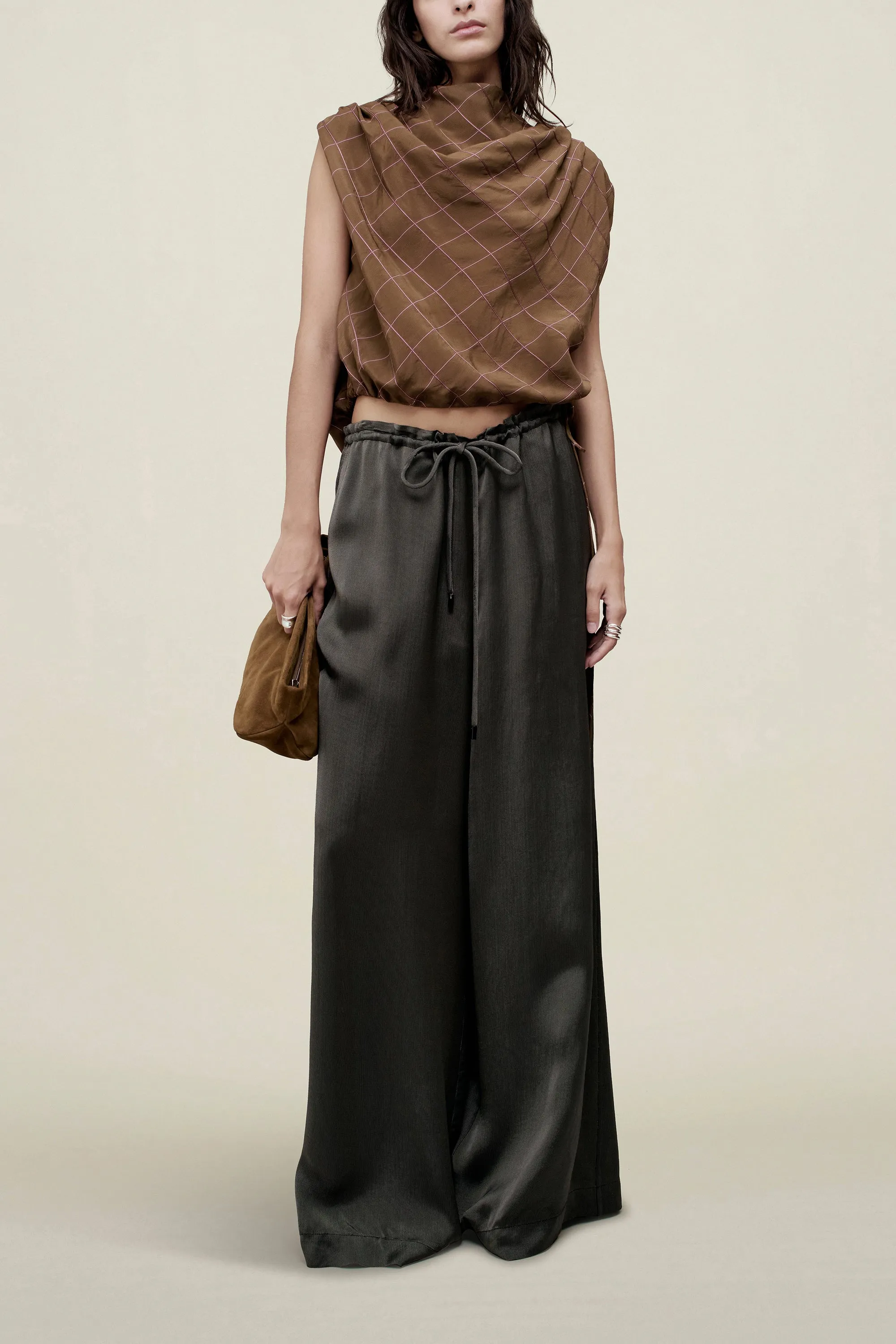 Wesley Drawstring Pant in Fluid Viscose sold by Kall Meyer