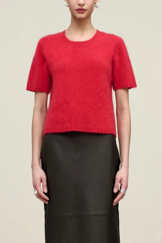 Veda Crewneck in Brushed Cashmere made by Kall Meyer
