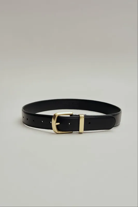 Johnson Belt in Black and Gold sold by Kall Meyer