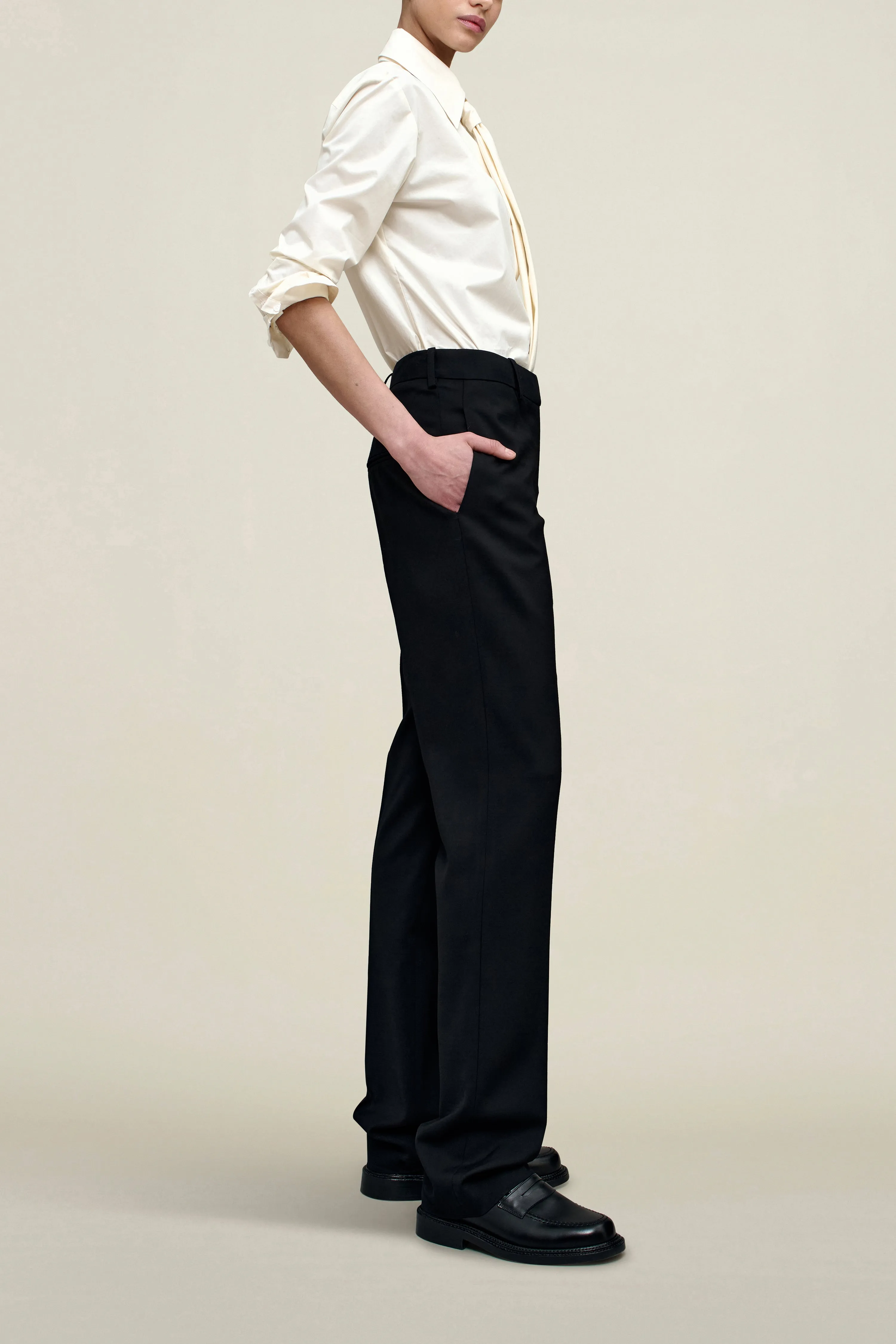 Charlie Long Trouser in Viscose Wool sold by Kall Meyer product image thumbnail 4