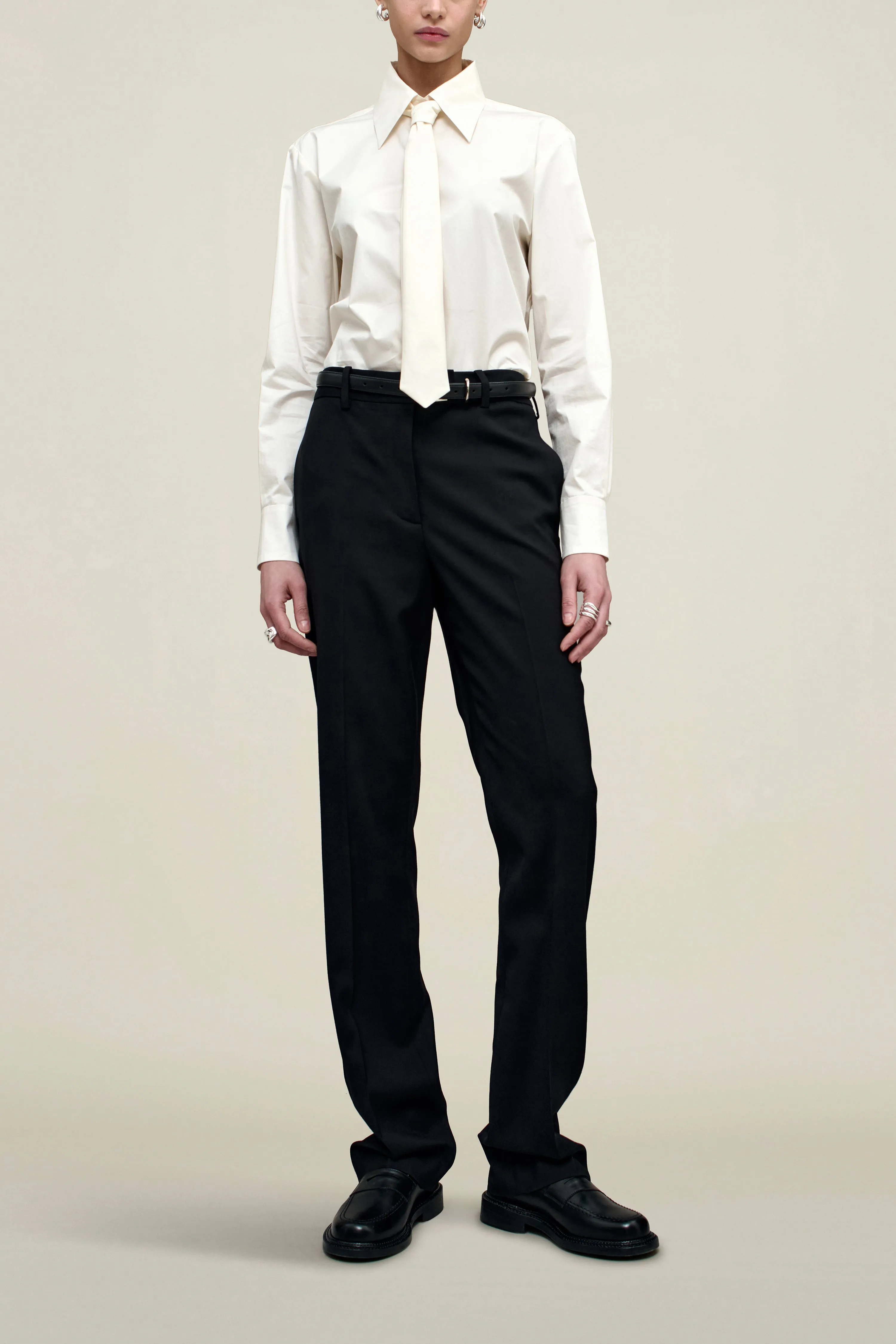 Charlie Long Trouser in Viscose Wool sold by Kall Meyer product image thumbnail 3