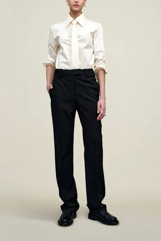 Charlie Long Trouser in Viscose Wool made by Kall Meyer