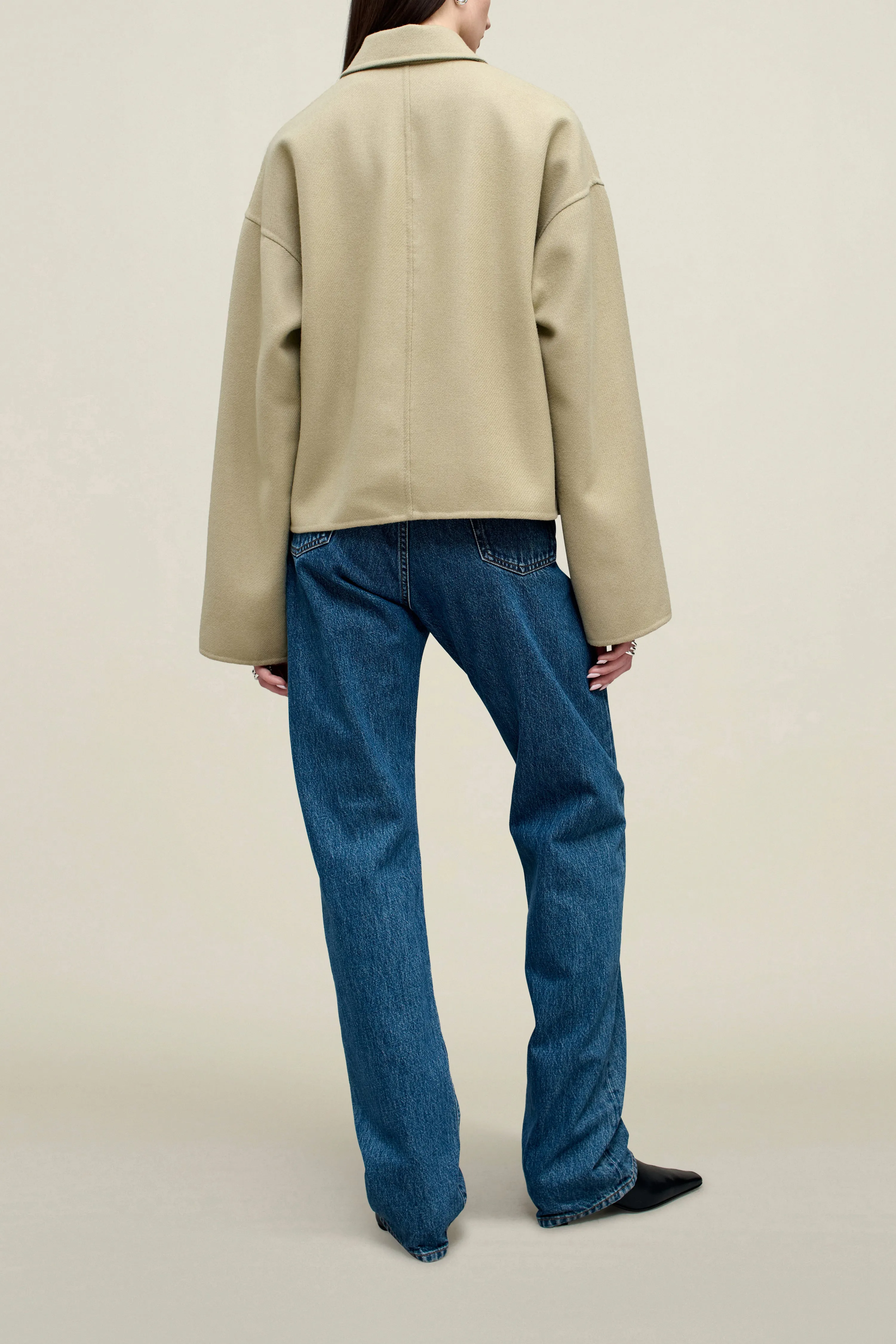 Abby Cropped Jacket in Virgin Wool sold by Kall Meyer product image thumbnail 4