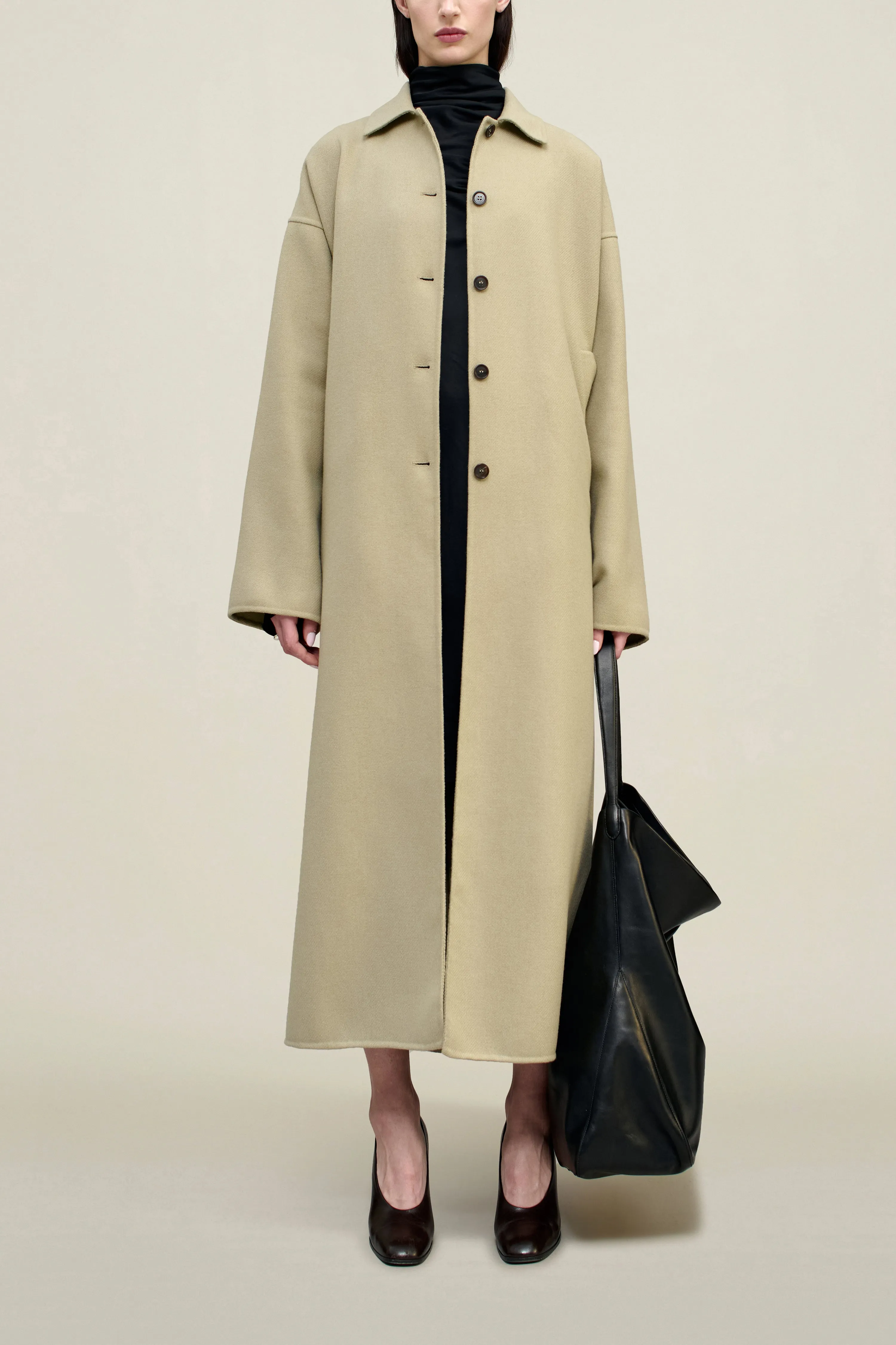 Constance Coat in Virgin Wool sold by Kall Meyer