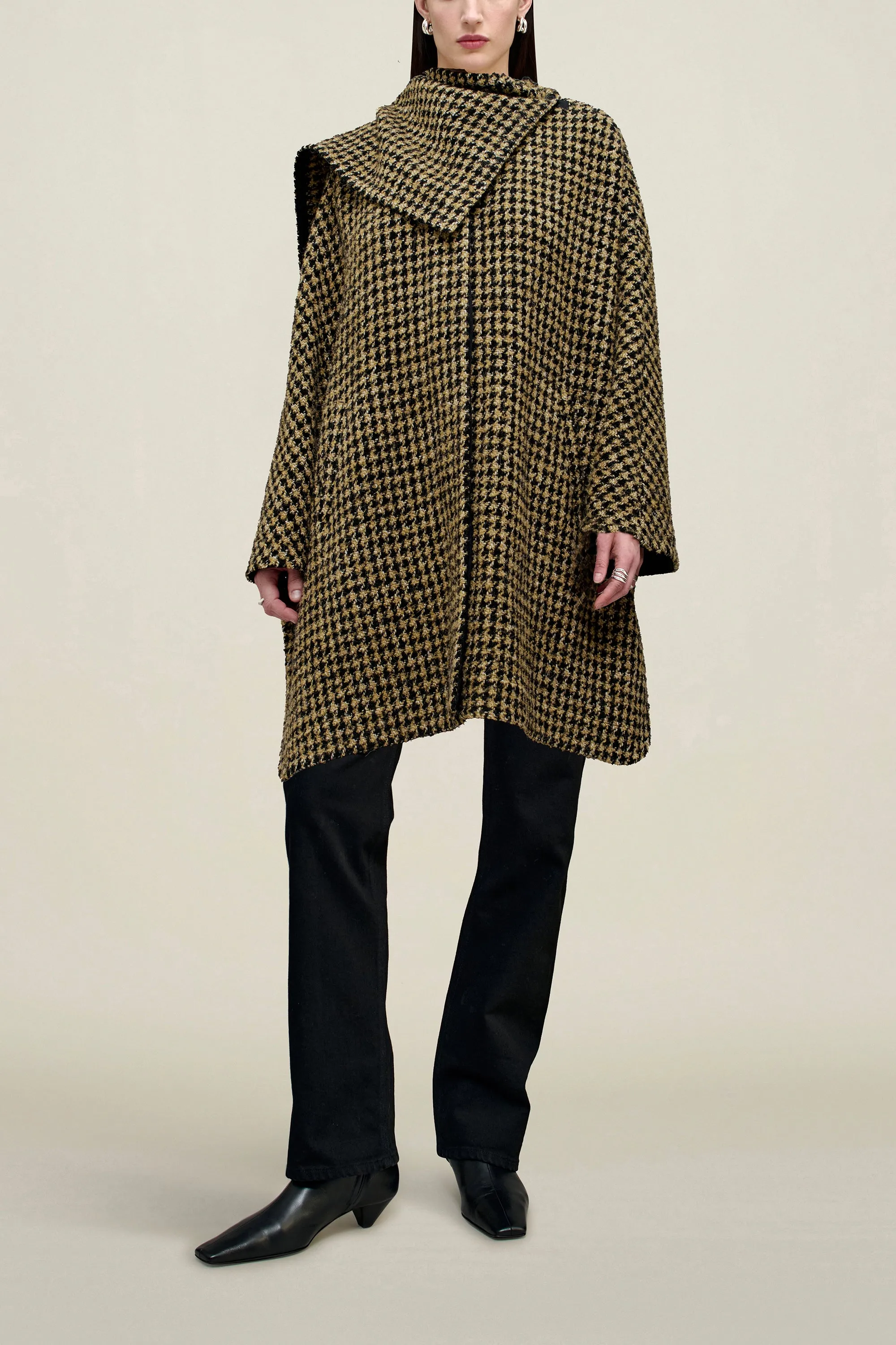 Navi Scarf Cape in Novelty Wool sold by Kall Meyer product image thumbnail 2