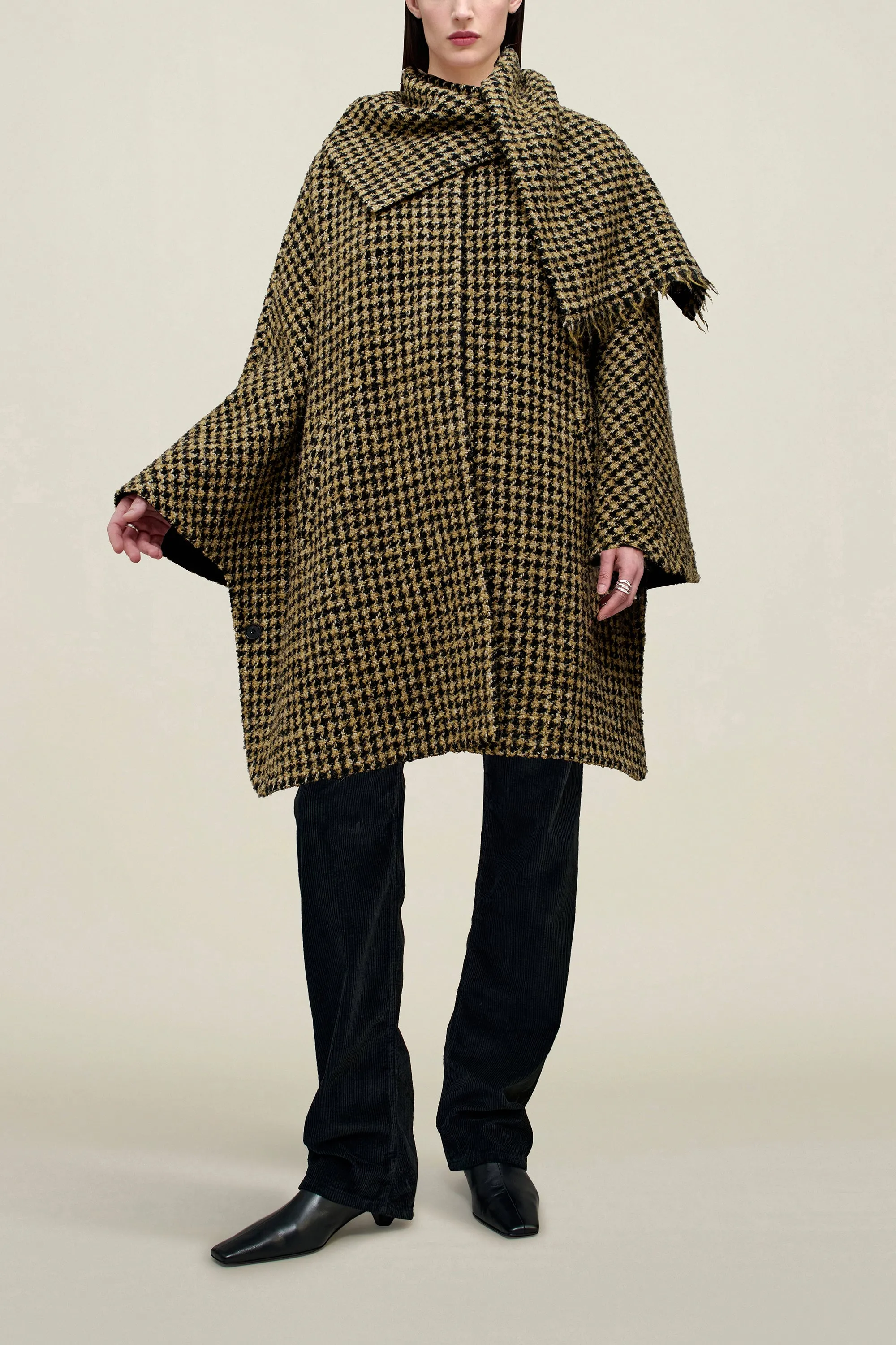 Navi Scarf Cape in Novelty Wool sold by Kall Meyer product image thumbnail 3