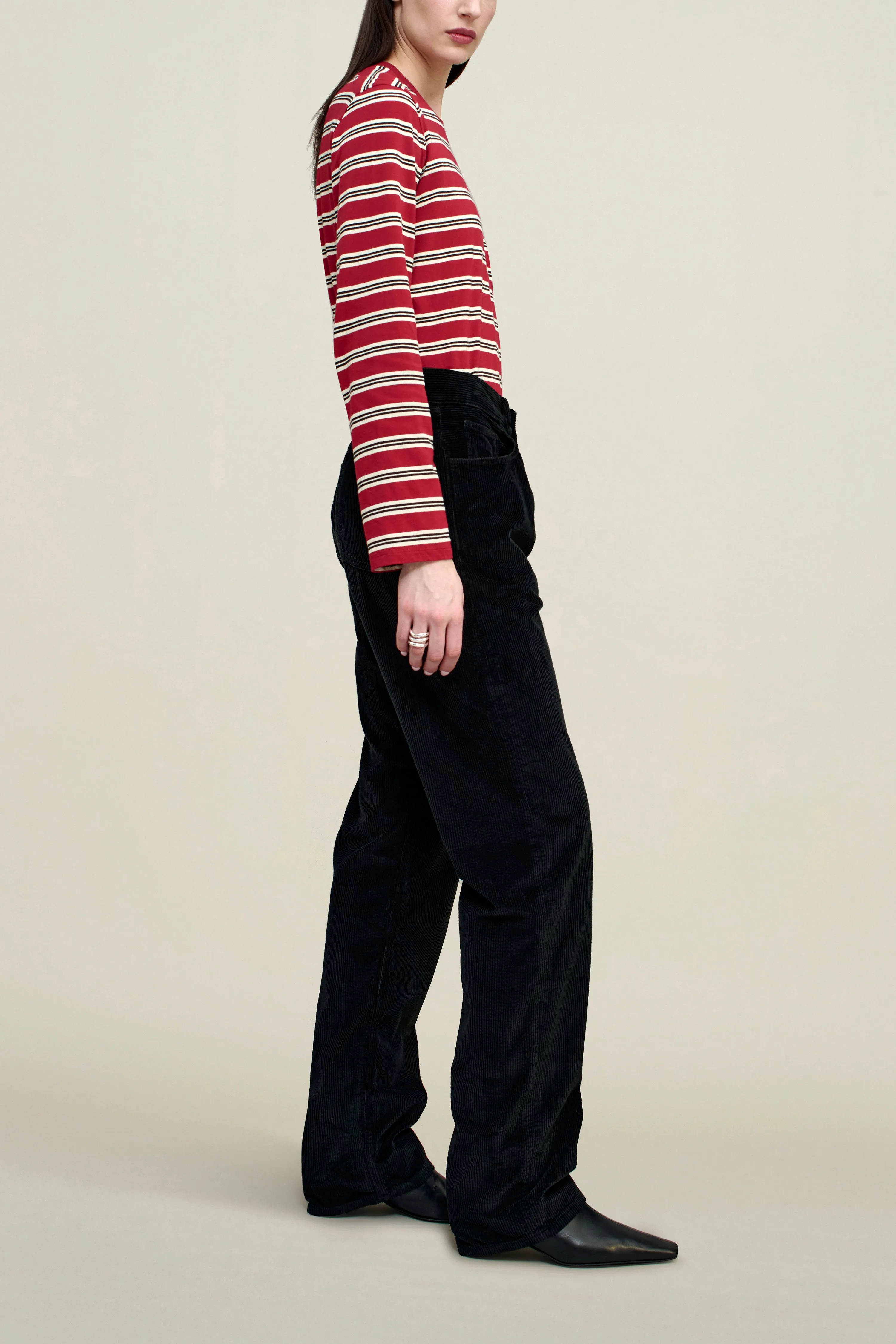 Wynn Long Sleeve in Amarena Stripe sold by Kall Meyer product image thumbnail 3