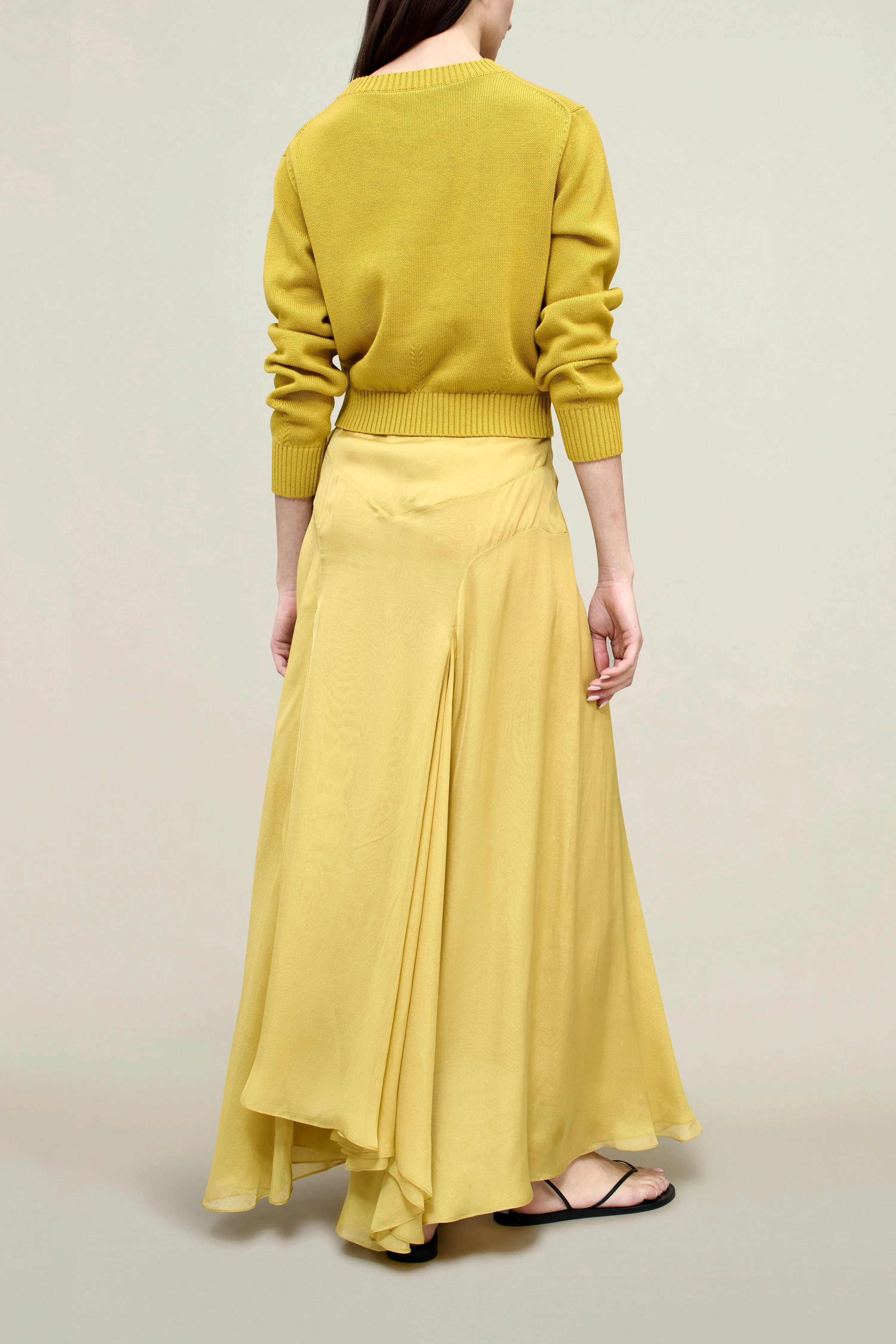 Alyse Gusset Skirt in Silk Chiffon sold by Kall Meyer product image thumbnail 5