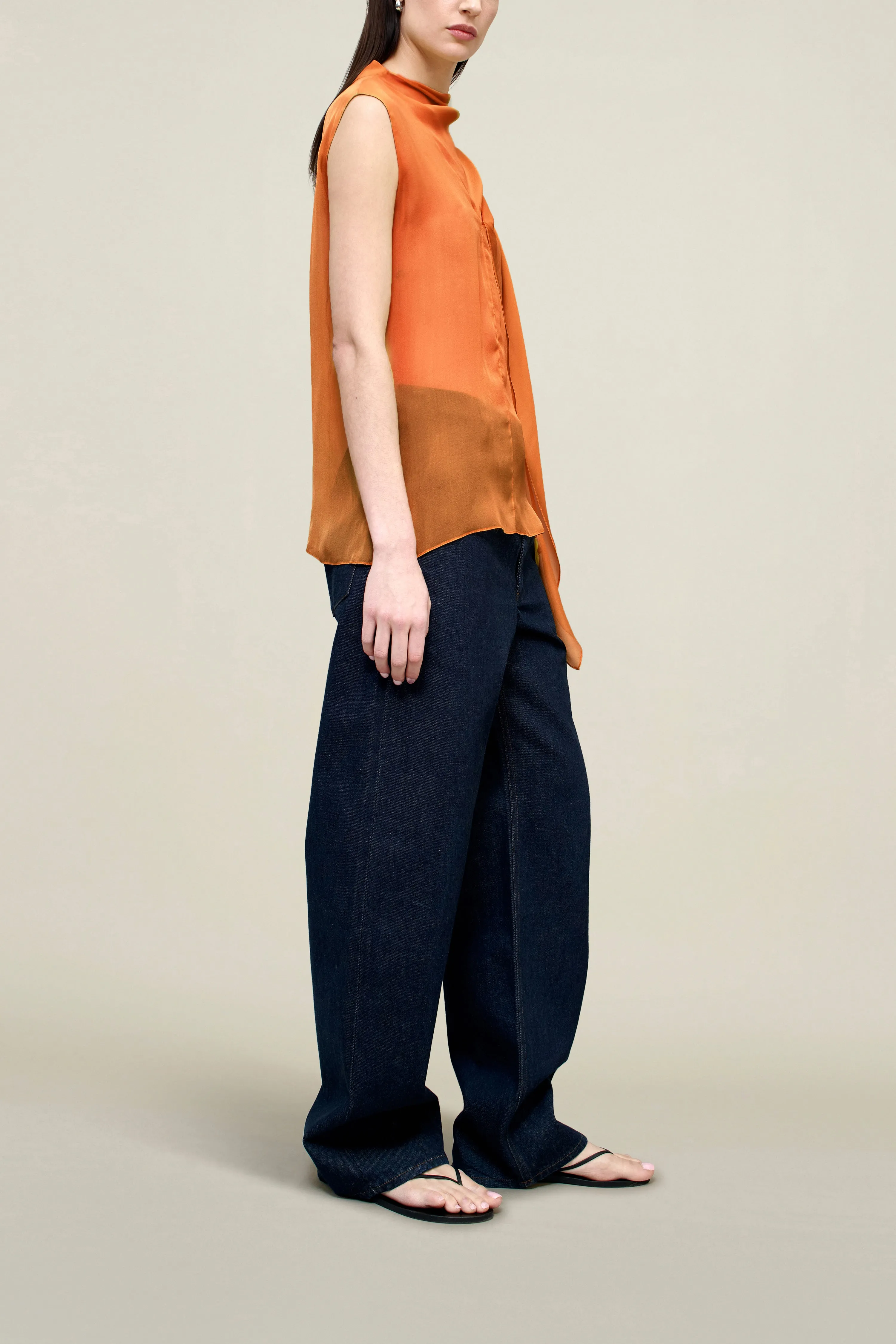 Kyle Blouse in Silk Chiffon sold by Kall Meyer product image thumbnail 2