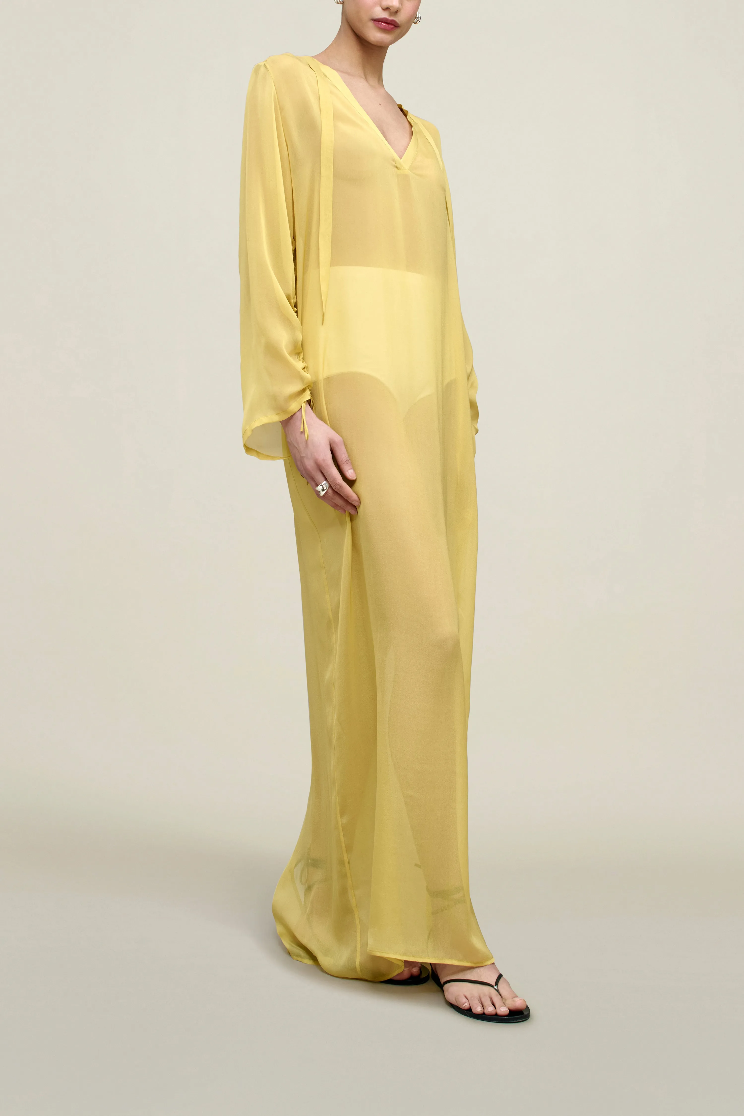 Tatum Dress in Silk Chiffon sold by Kall Meyer product image thumbnail 4