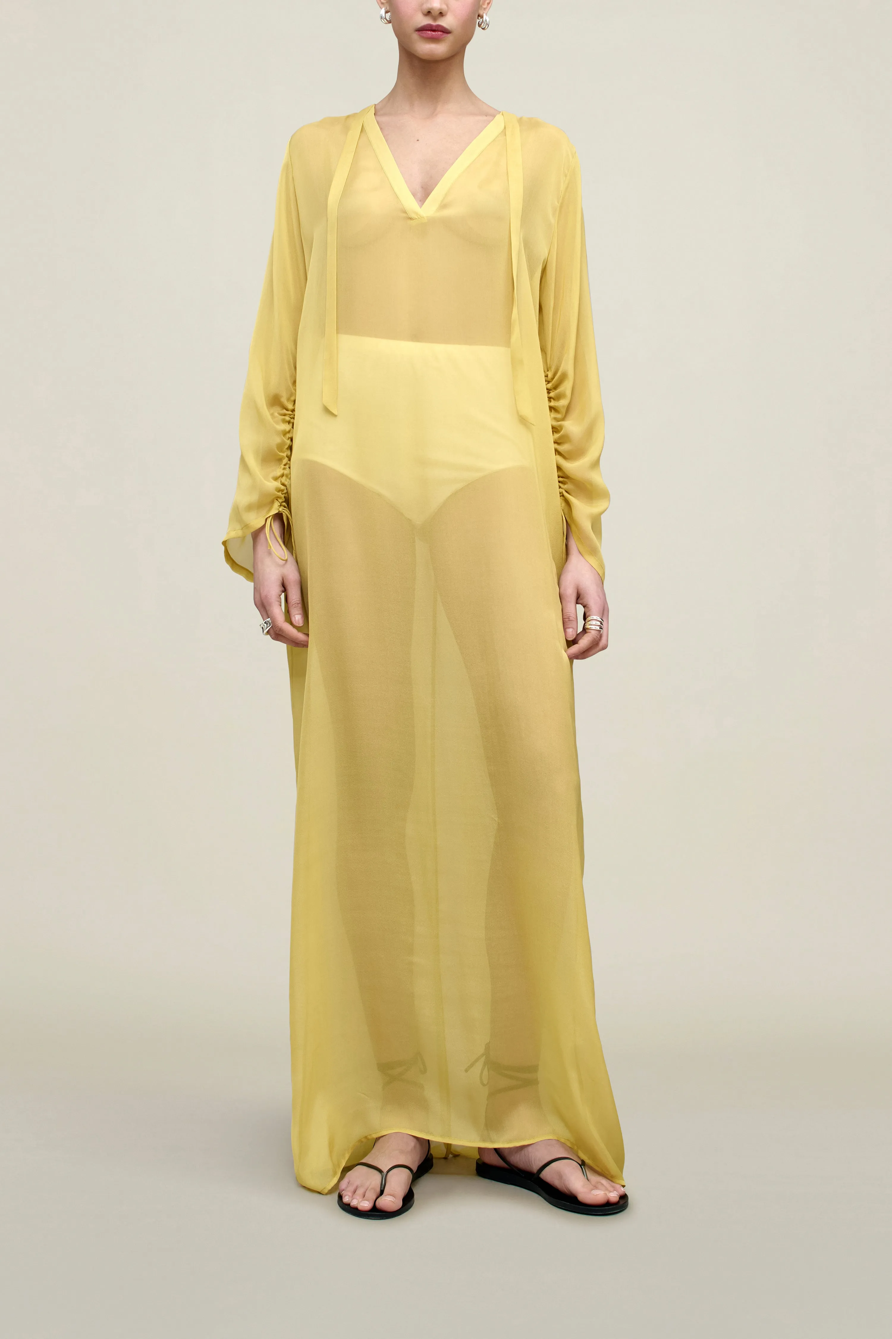 Tatum Dress in Silk Chiffon sold by Kall Meyer product image thumbnail 2
