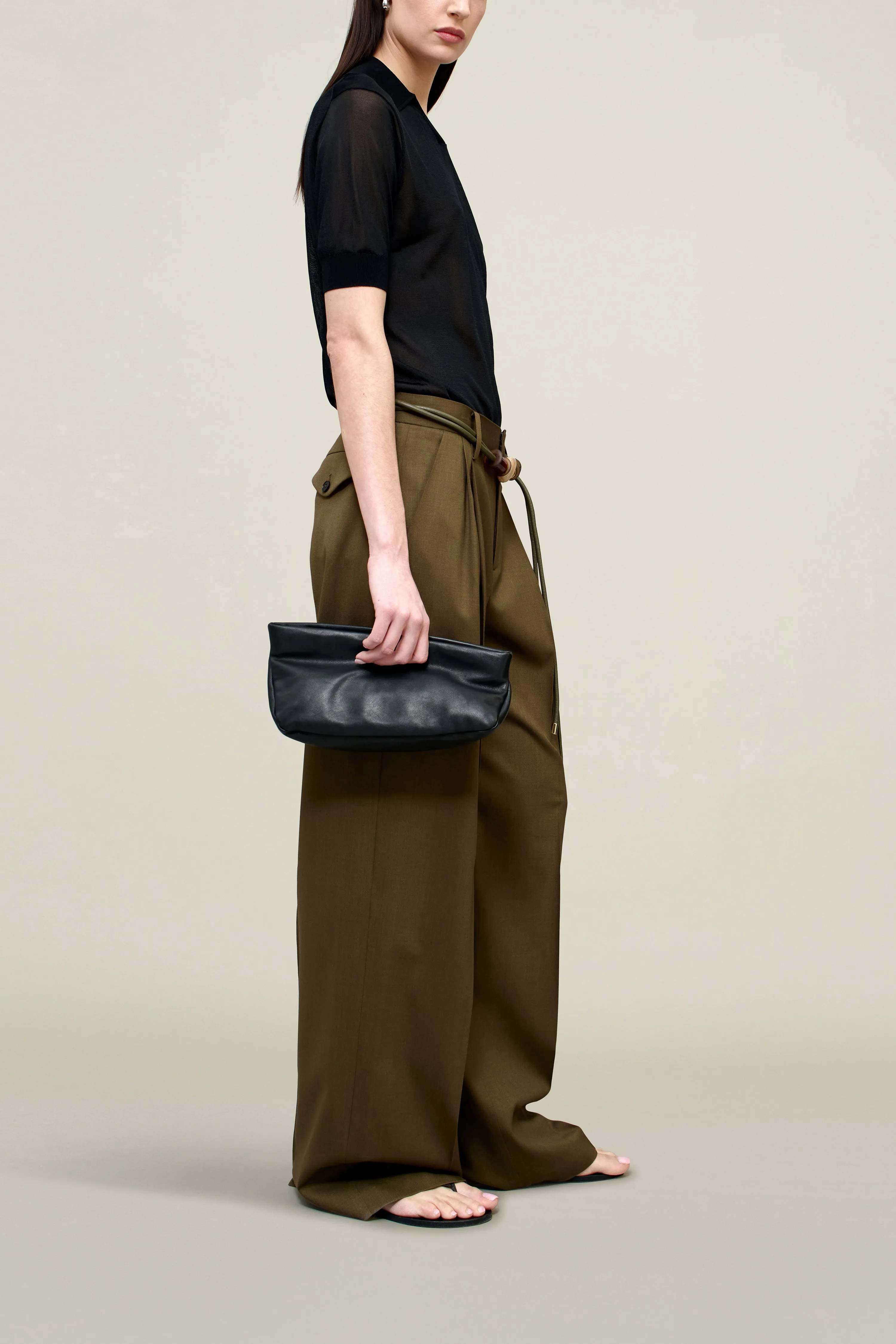 Roxana Low-Rise Trouser in Tropical Wool sold by Kall Meyer product image thumbnail 3